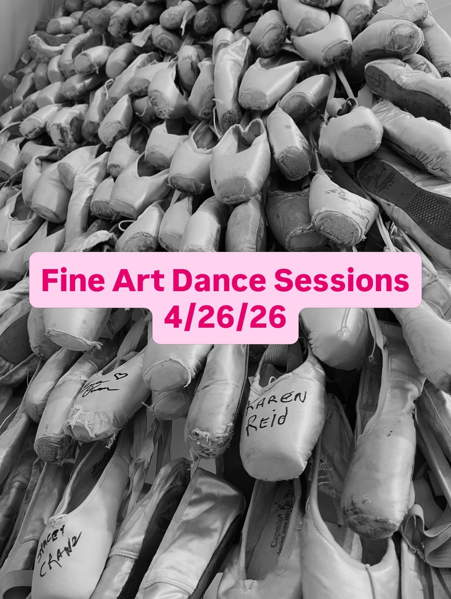 Sign ups are live for Fine Art Dance Sessions being held 4/26/26 at Pose Studio in Syracuse! Open to any local dancers from all studios! Click the link below to reserve your spot!