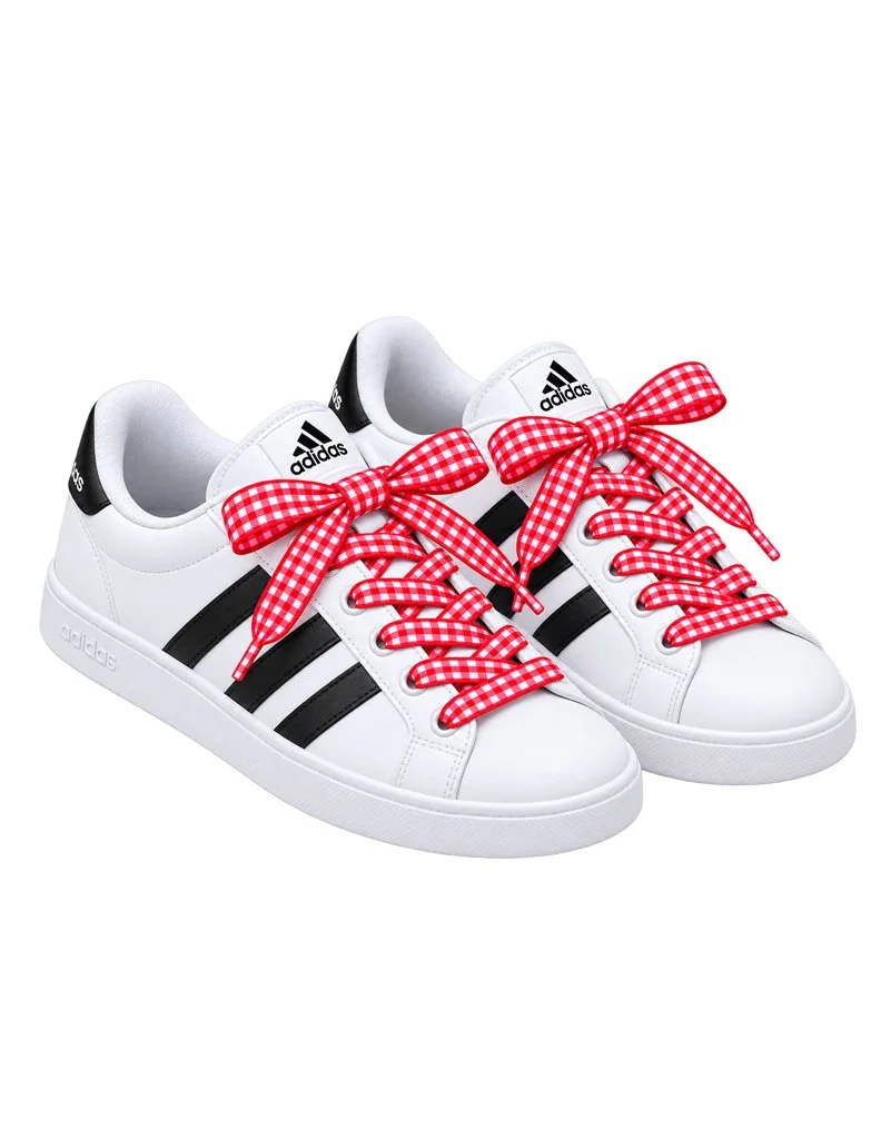 Gingham Shoelaces