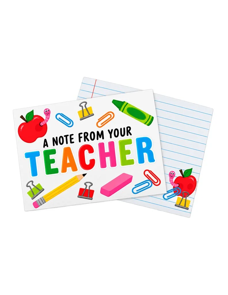 A Note from the Teacher Notecards & Envelopes