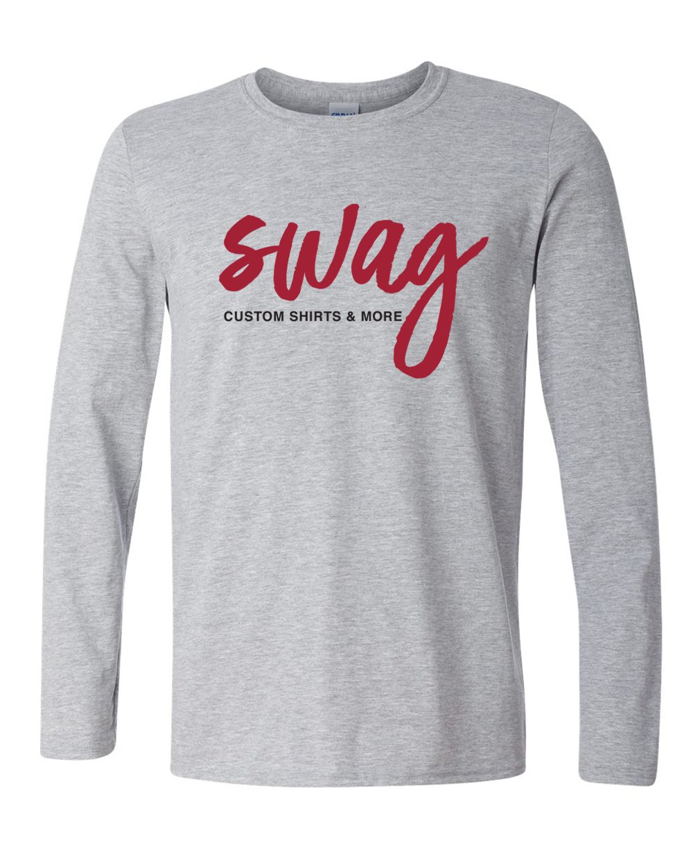 SWAG Script T-SHIRT SPORT GRAY.jpg