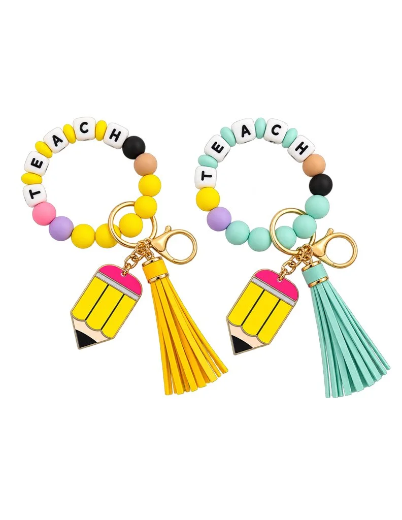 Beaded Wristlet Key Chain
