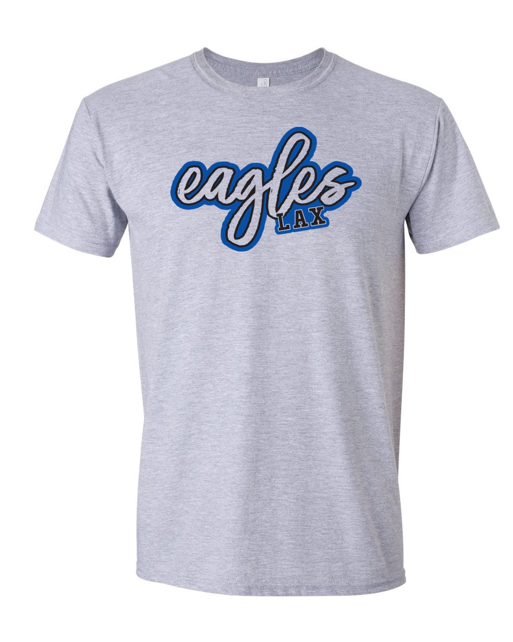 Eagles Script GRAY SS Tee.jpg