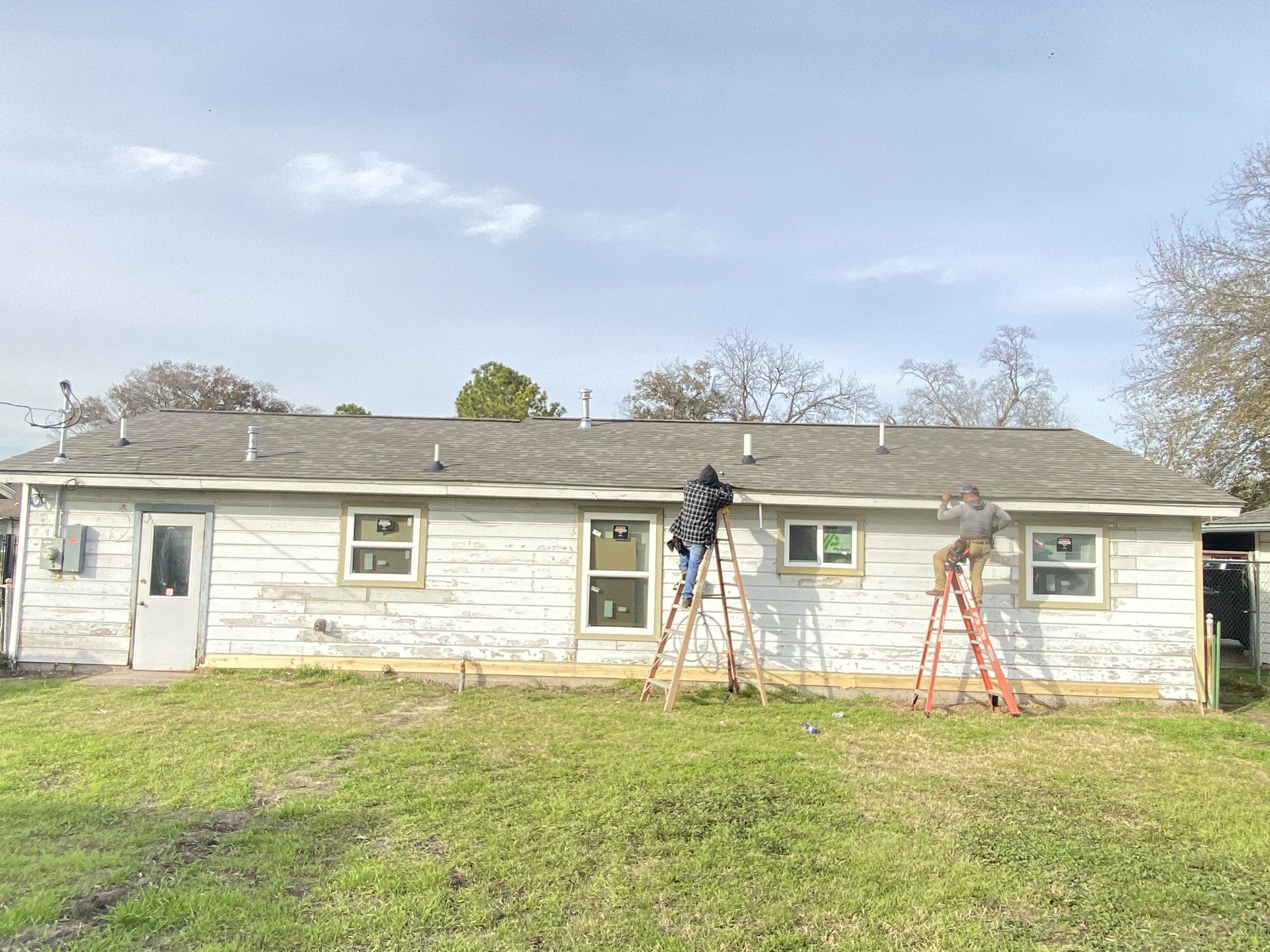Roofing — after