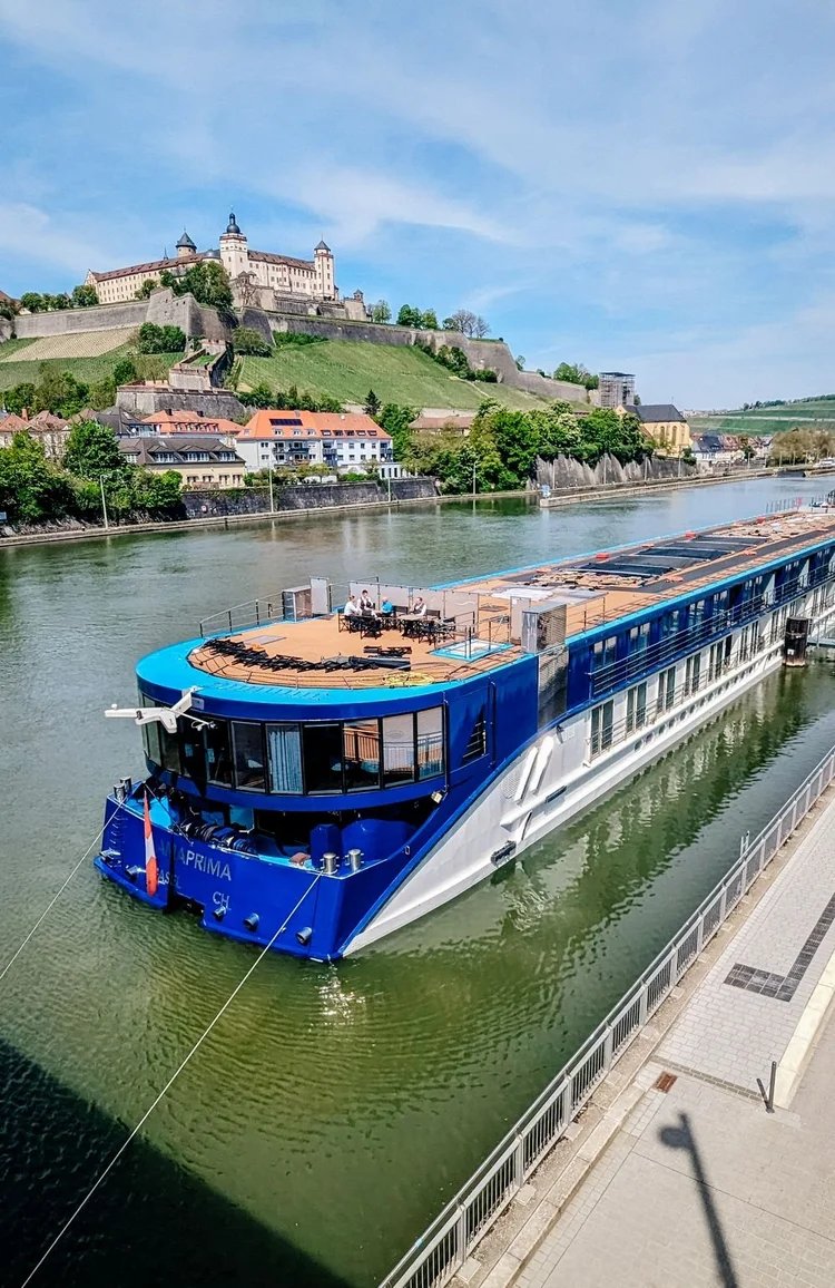 River cruise ship on the Main, W&uuml;rzburg