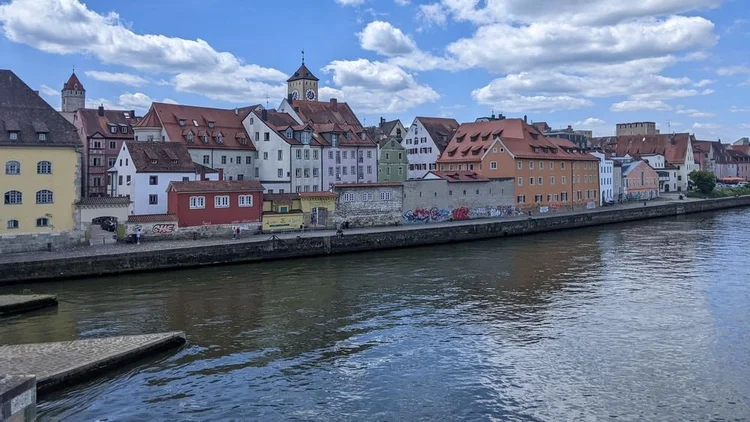 Riverside old town, Regensburg