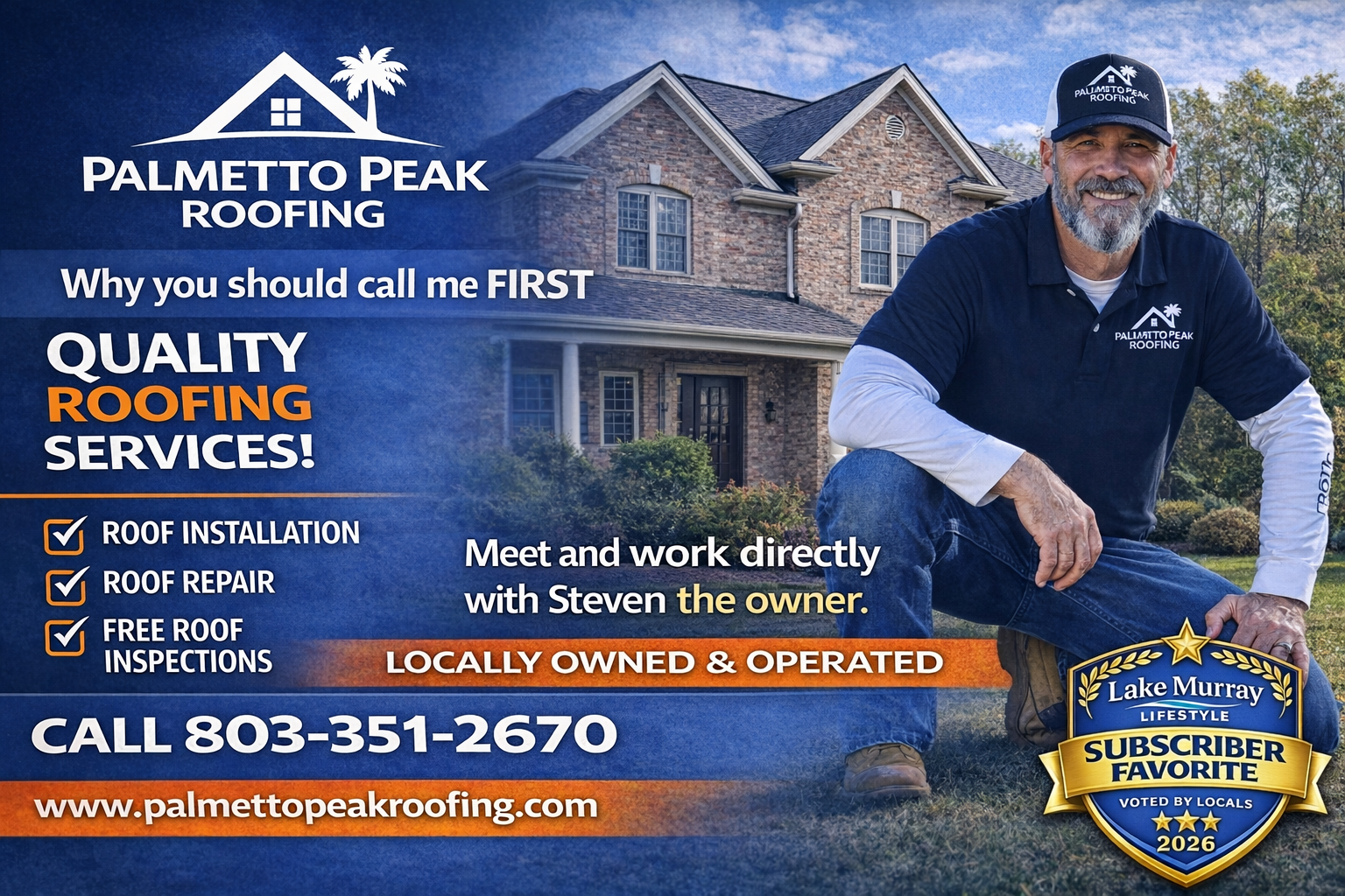 Winter Check Up from Palmetto Peak Roofing  