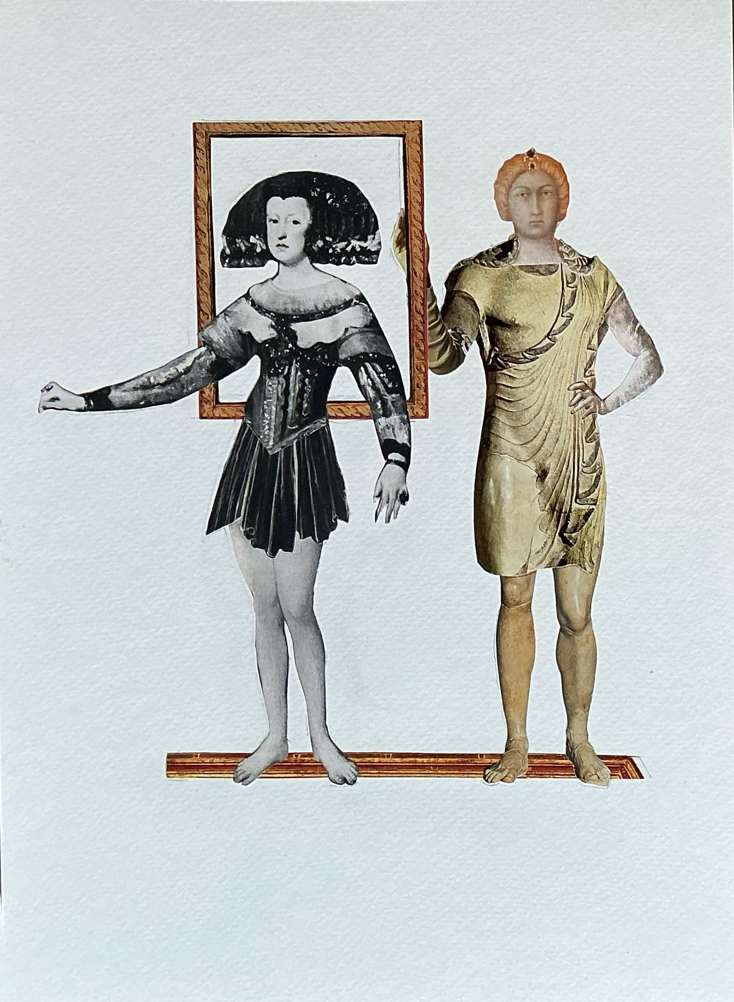 Balancing Art Couple. Paper. 2025
15" x 11"