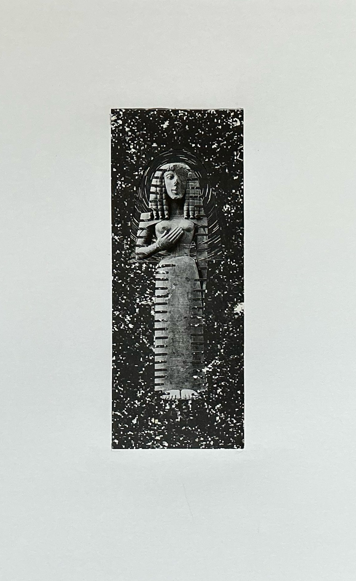 Vanishing. Collage. Paper. 3/2026. 17 x 11".