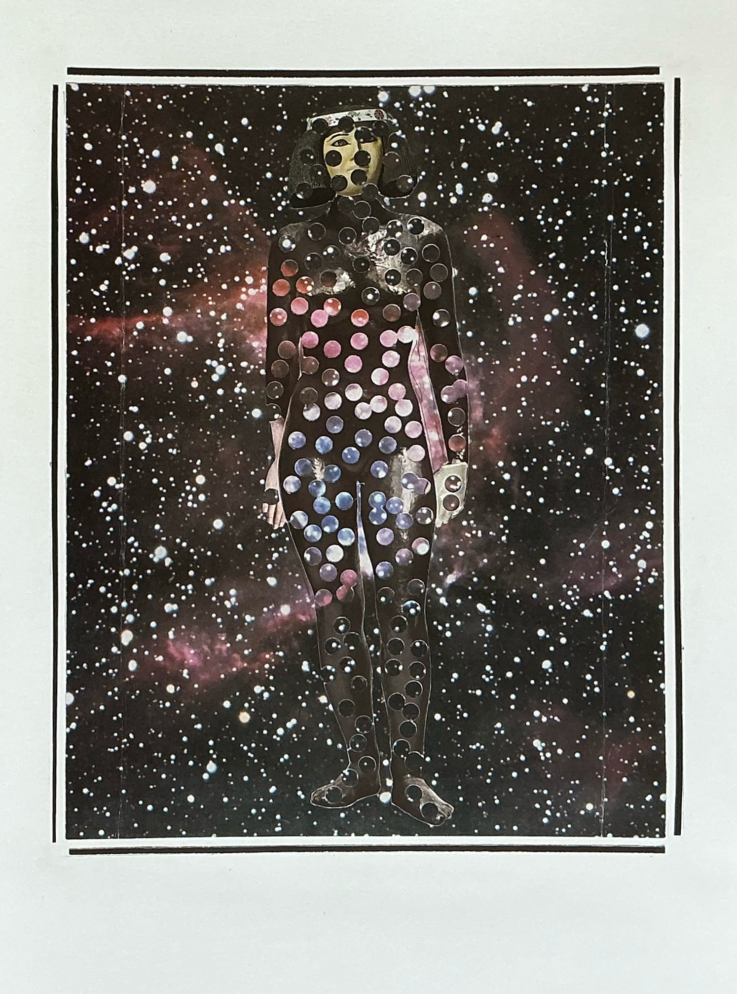Negative. Collage.  Paper. 1/2026. 17 x 11'.