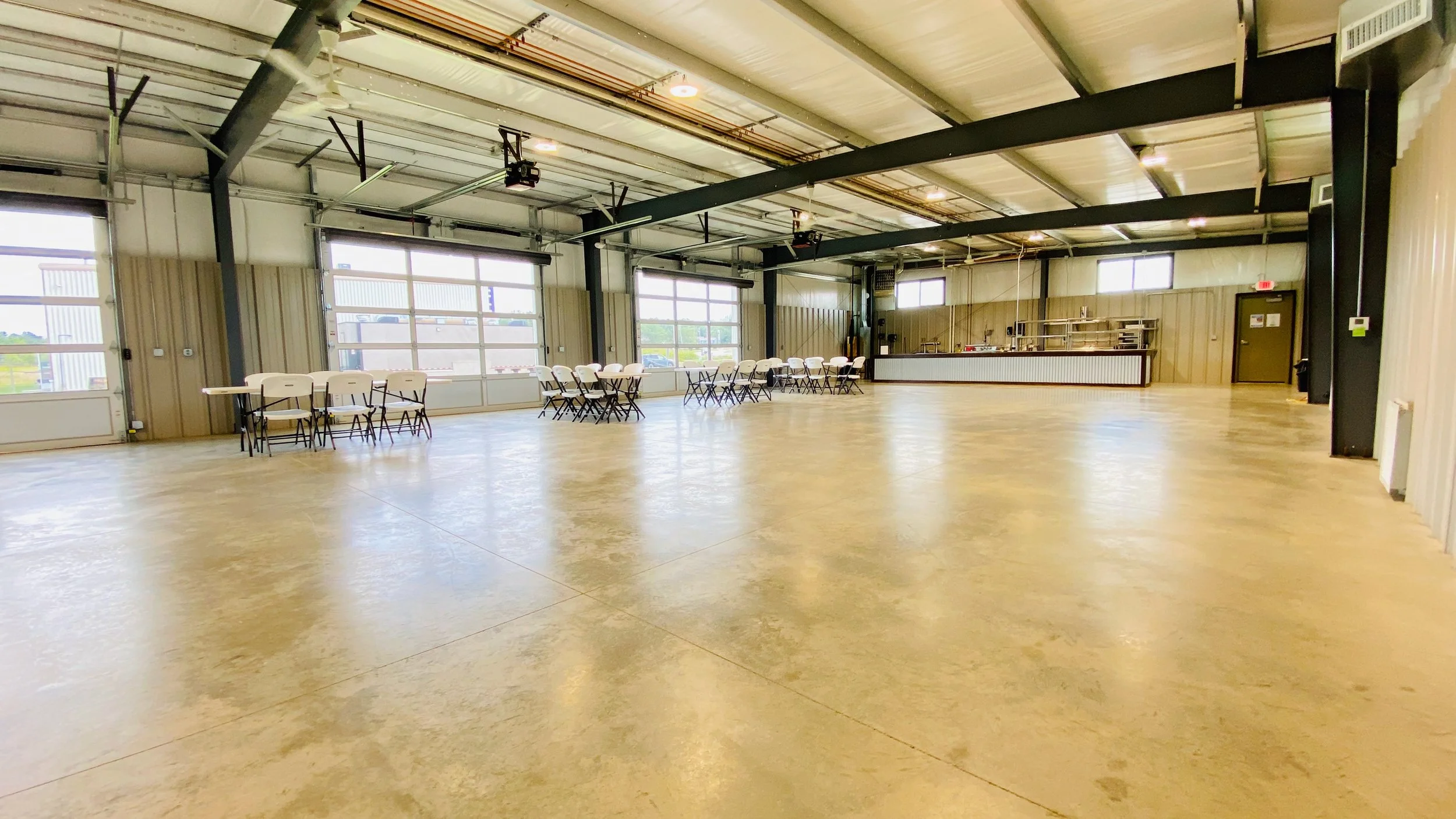 Inside view of the IPA-- plenty of space for groups large and small.