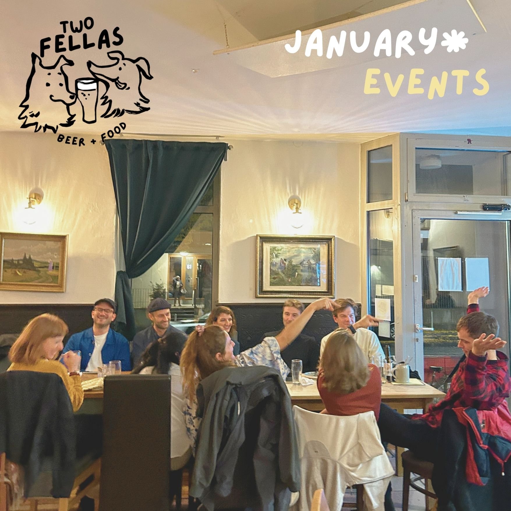 🎆 JANUARY 2026 is here! 🍻✨ New year, new vibes &ndash; and a great lineup of events to kick things off at Two Fellas:

🎸 SATURDAY 10.01 | 7PM
Music Live: Janie Rothfield &amp; Allan Carr &ndash; soulful tunes to start the year right.

🎤 TUESDAYS 