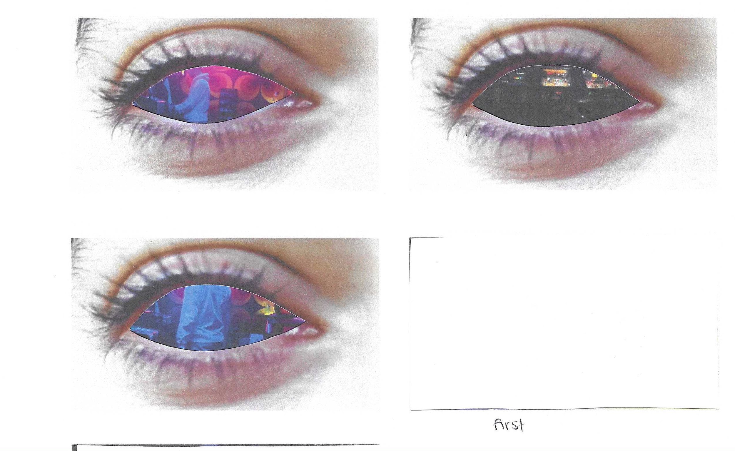 Examples of scanned sheets before editing