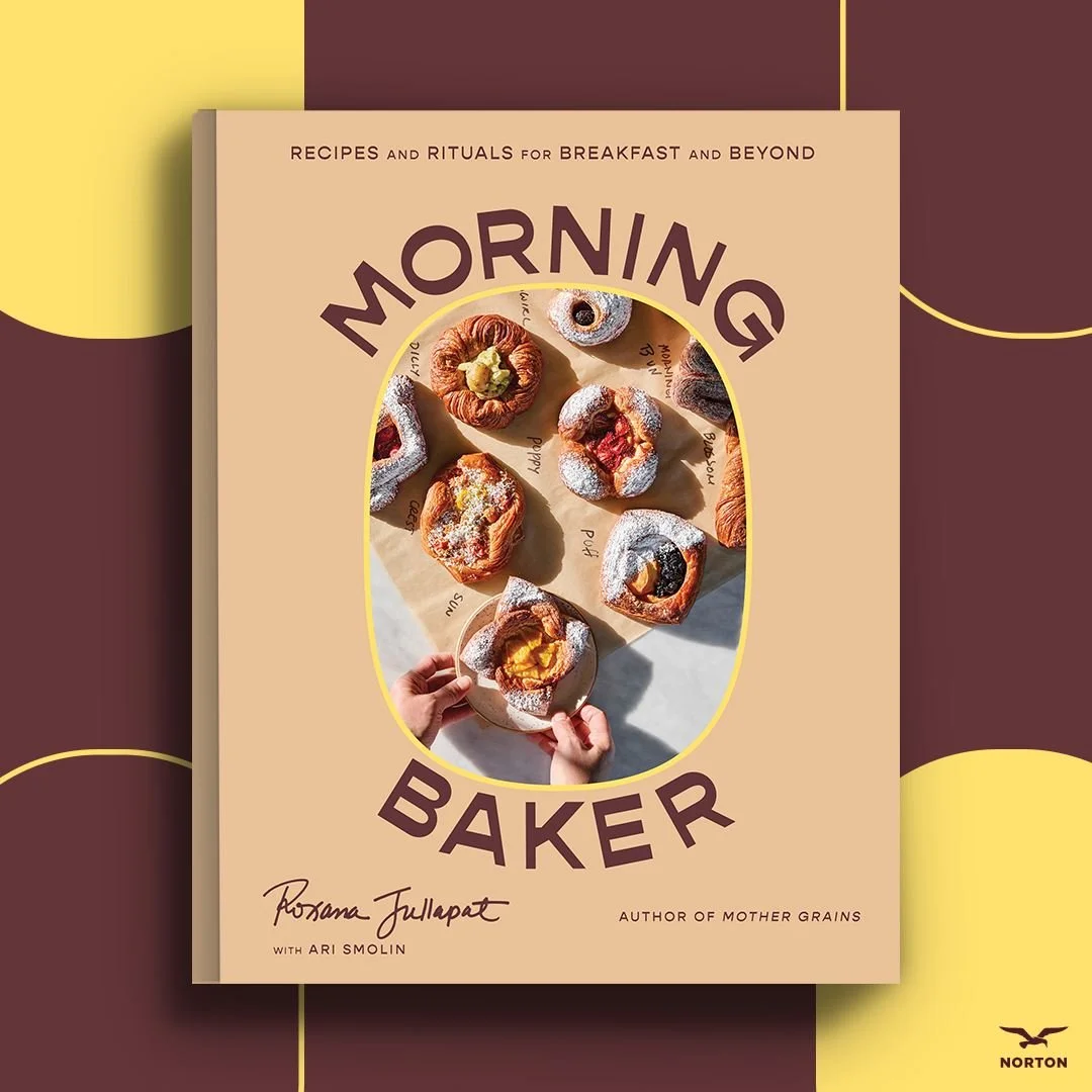Post announcing the release of Morning Baker by Roxana Jullapat; Platform: Adobe Photoshop