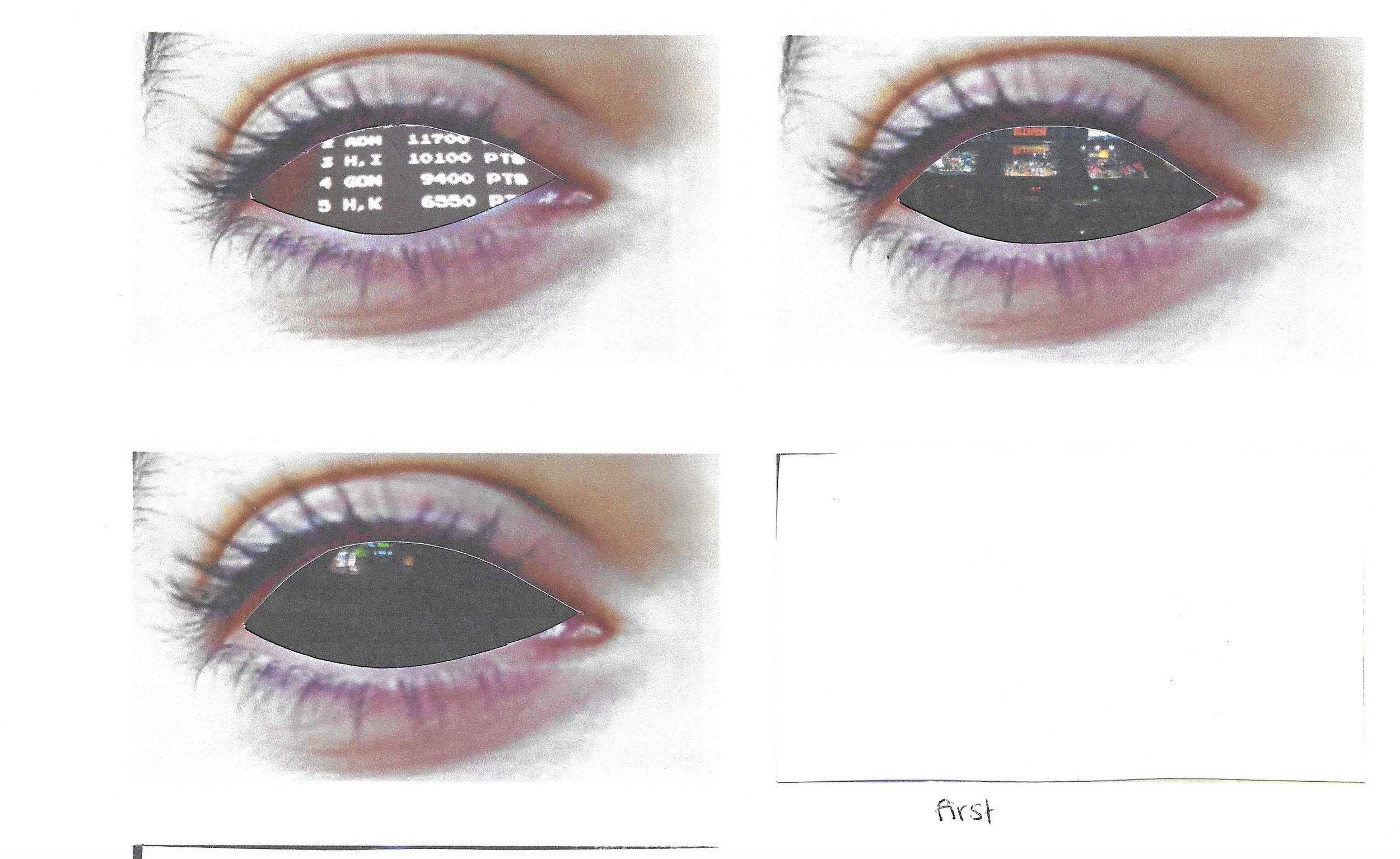 Examples of scanned sheets before editing