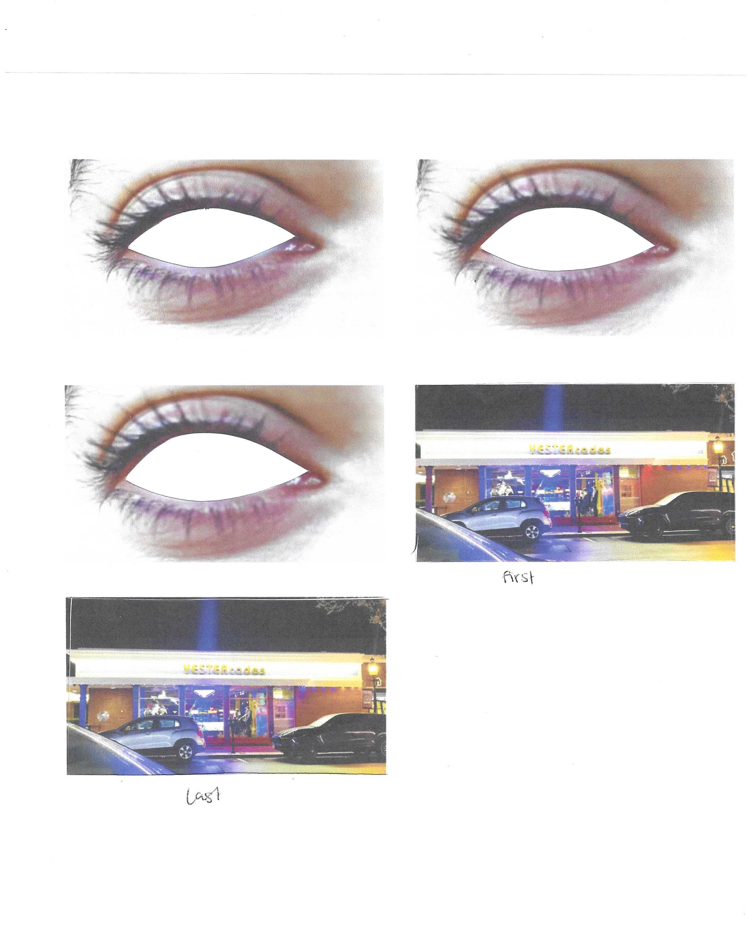 Examples of scanned sheets before editing