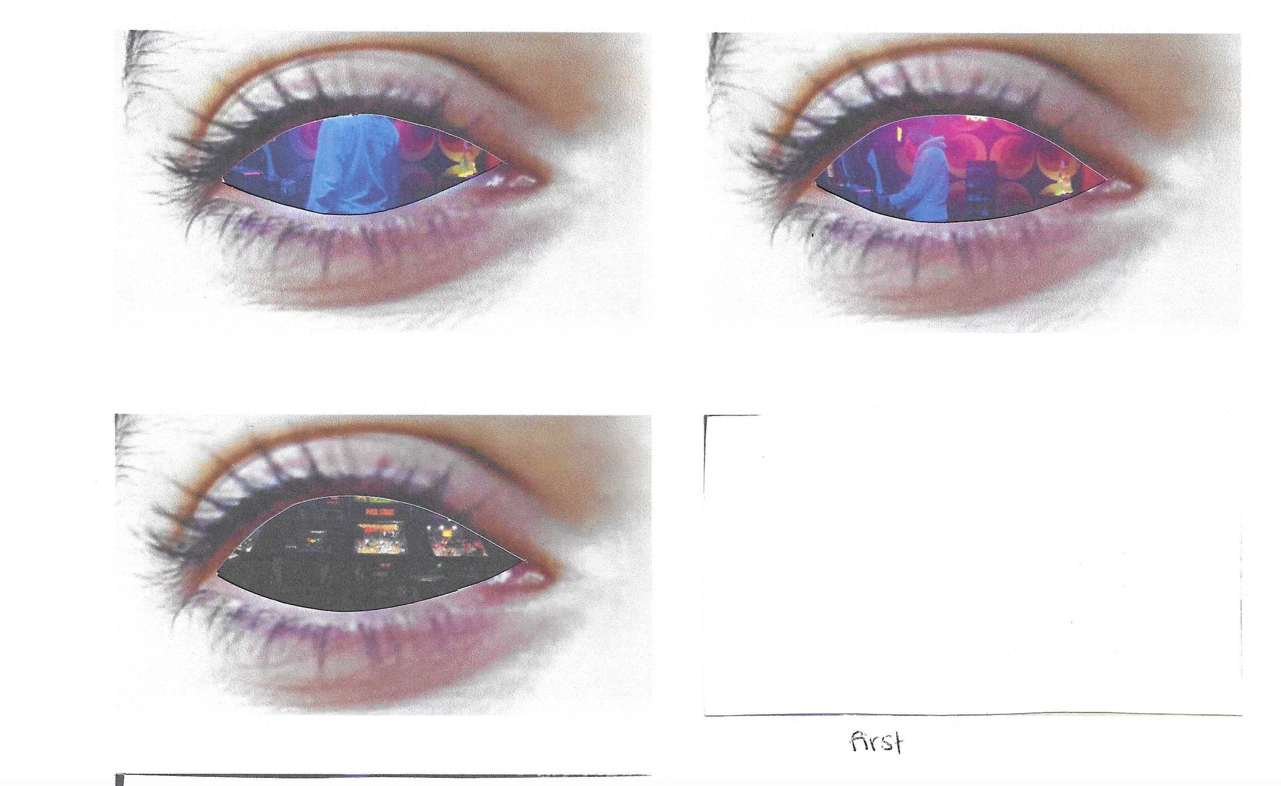Examples of scanned sheets before editing