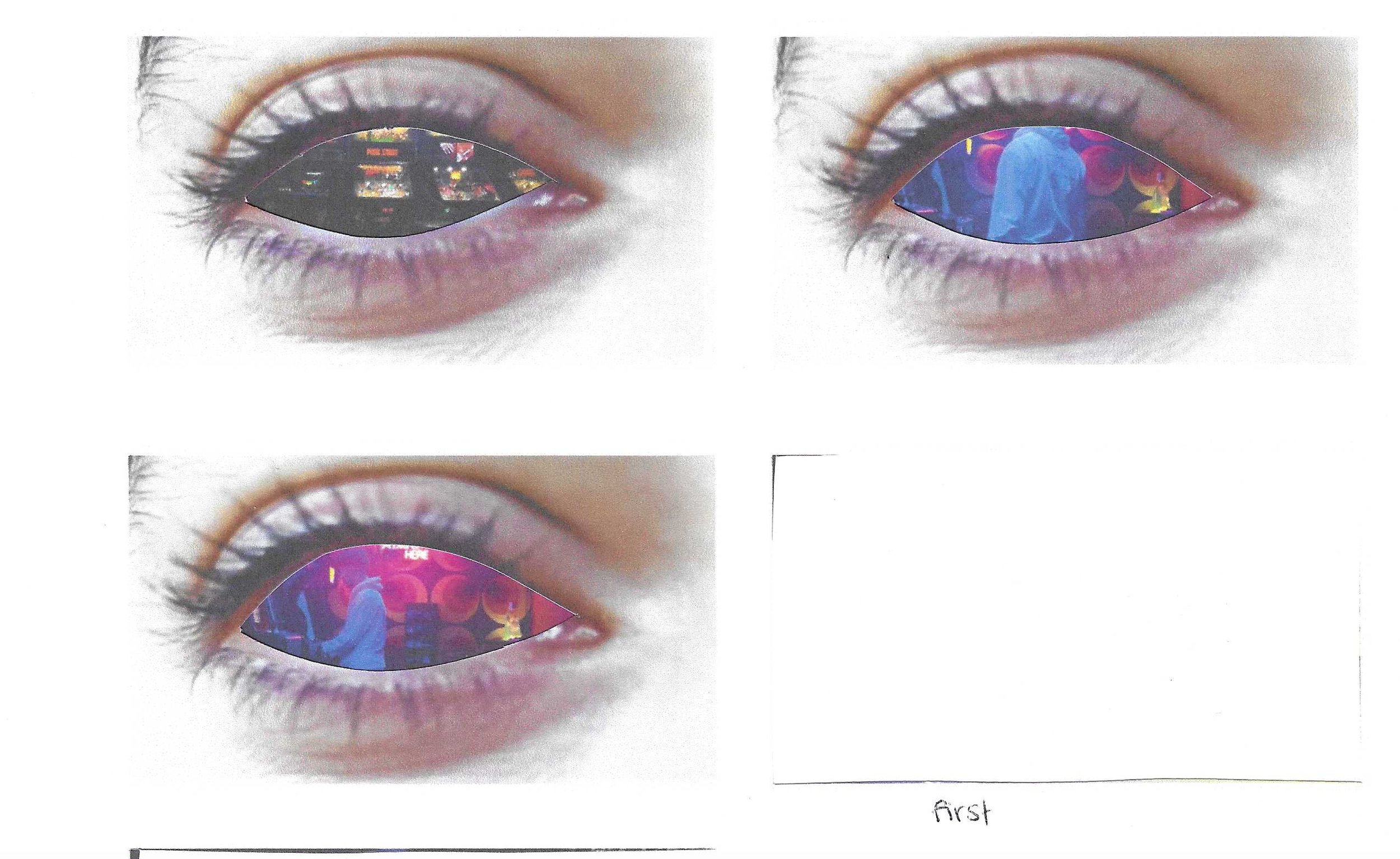 Examples of scanned sheets before editing