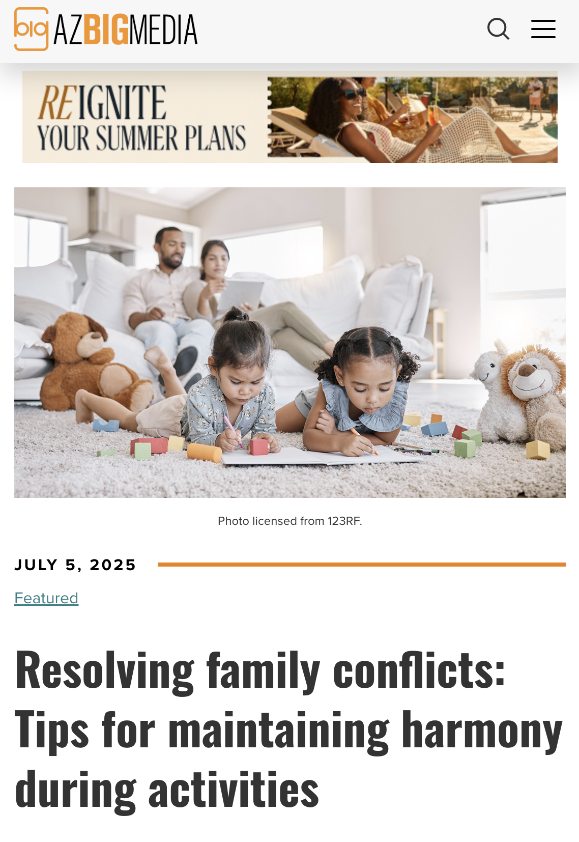 AZ Big Media Article Featuring Rae Francis