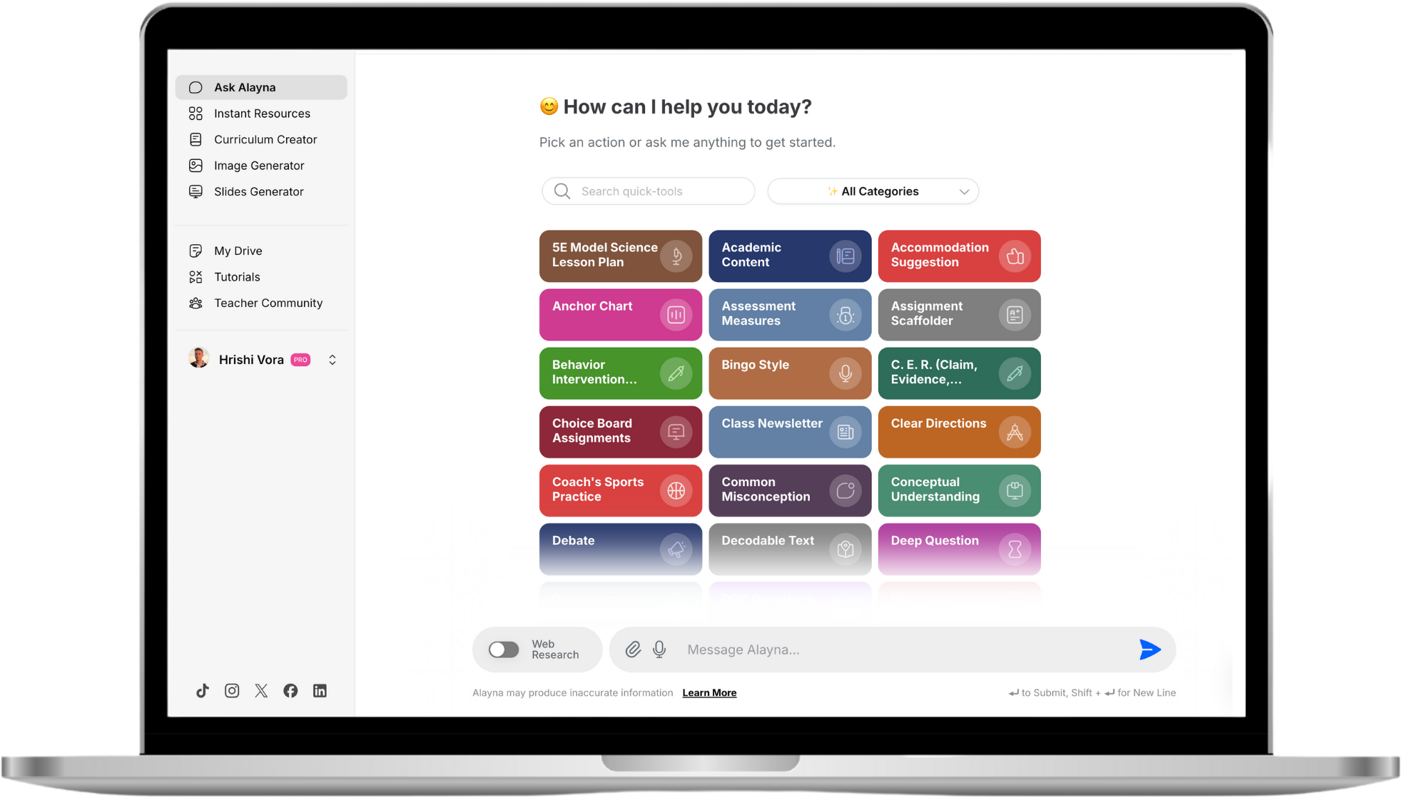 Chatbot — Alayna AI
