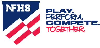 NHS logo with a shield and diagonal red and white stripes, alongside the text "Play, Learn, Connect, Explore" in blue and red.