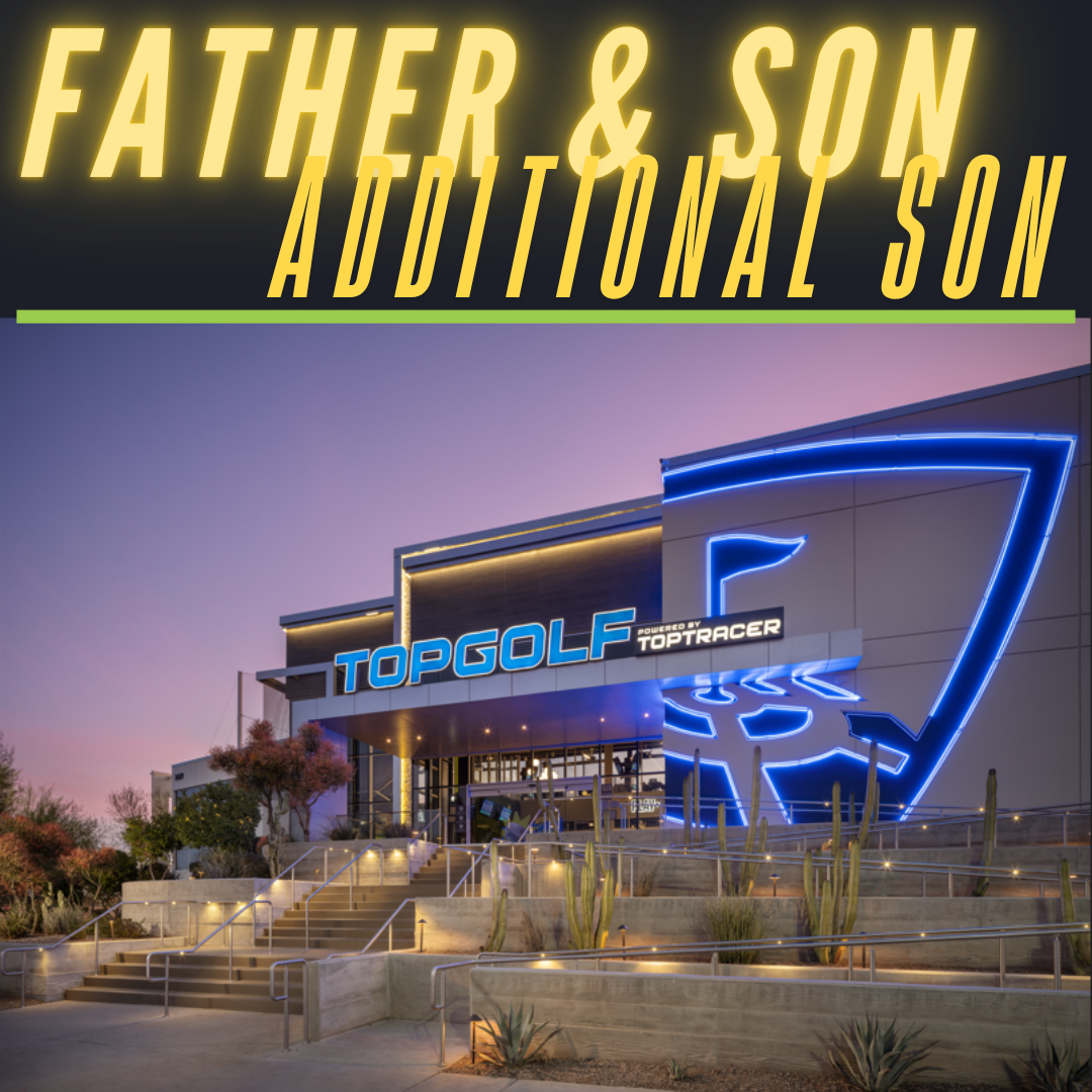 Father Son Topgolf: Additional Child