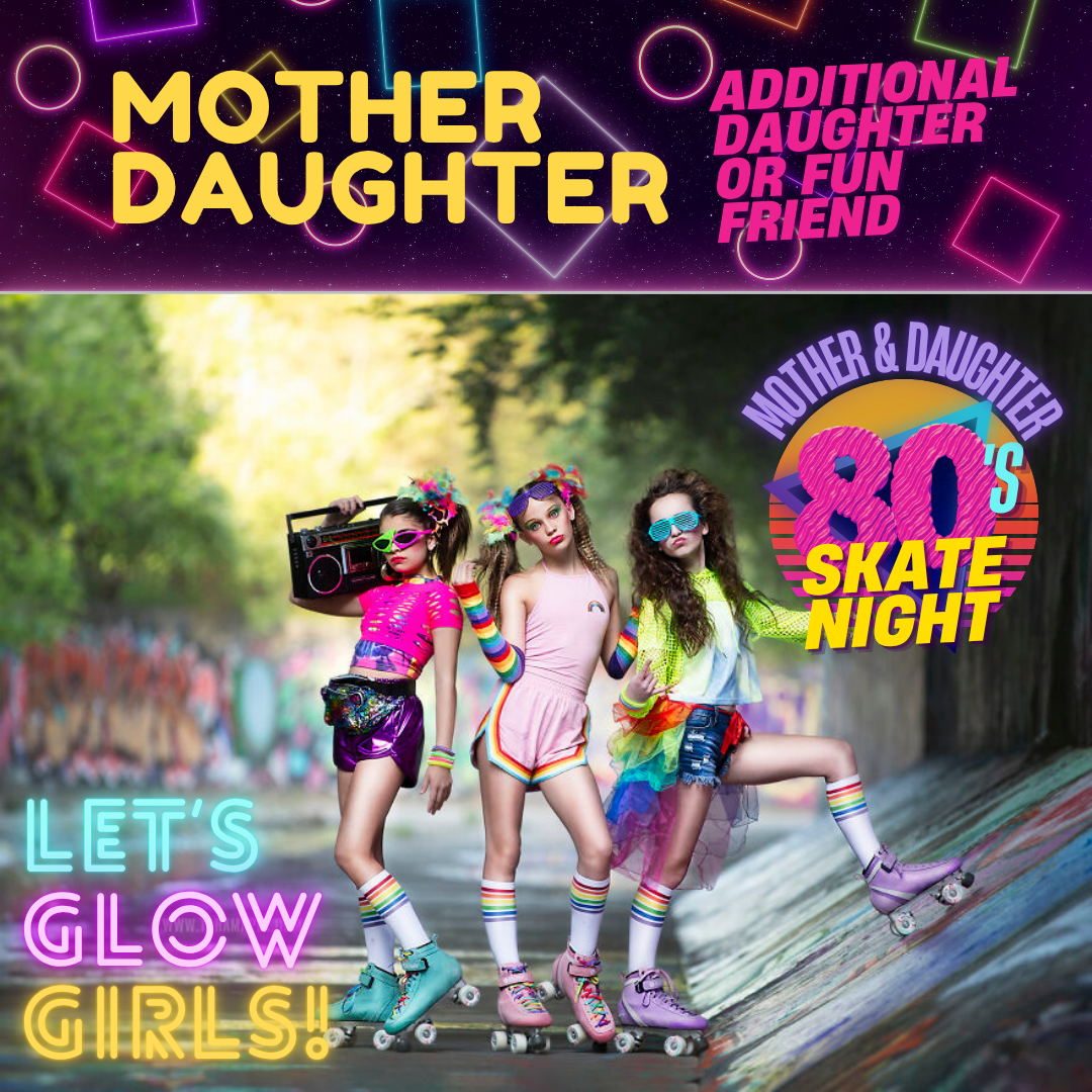 80’s Glow Rollerskating Party - Additional Skater (Sept. 25)