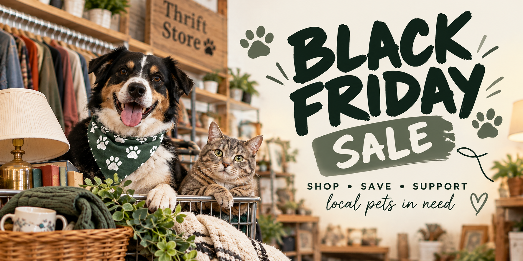 Black Friday & Small Business Saturday Thrift Sale