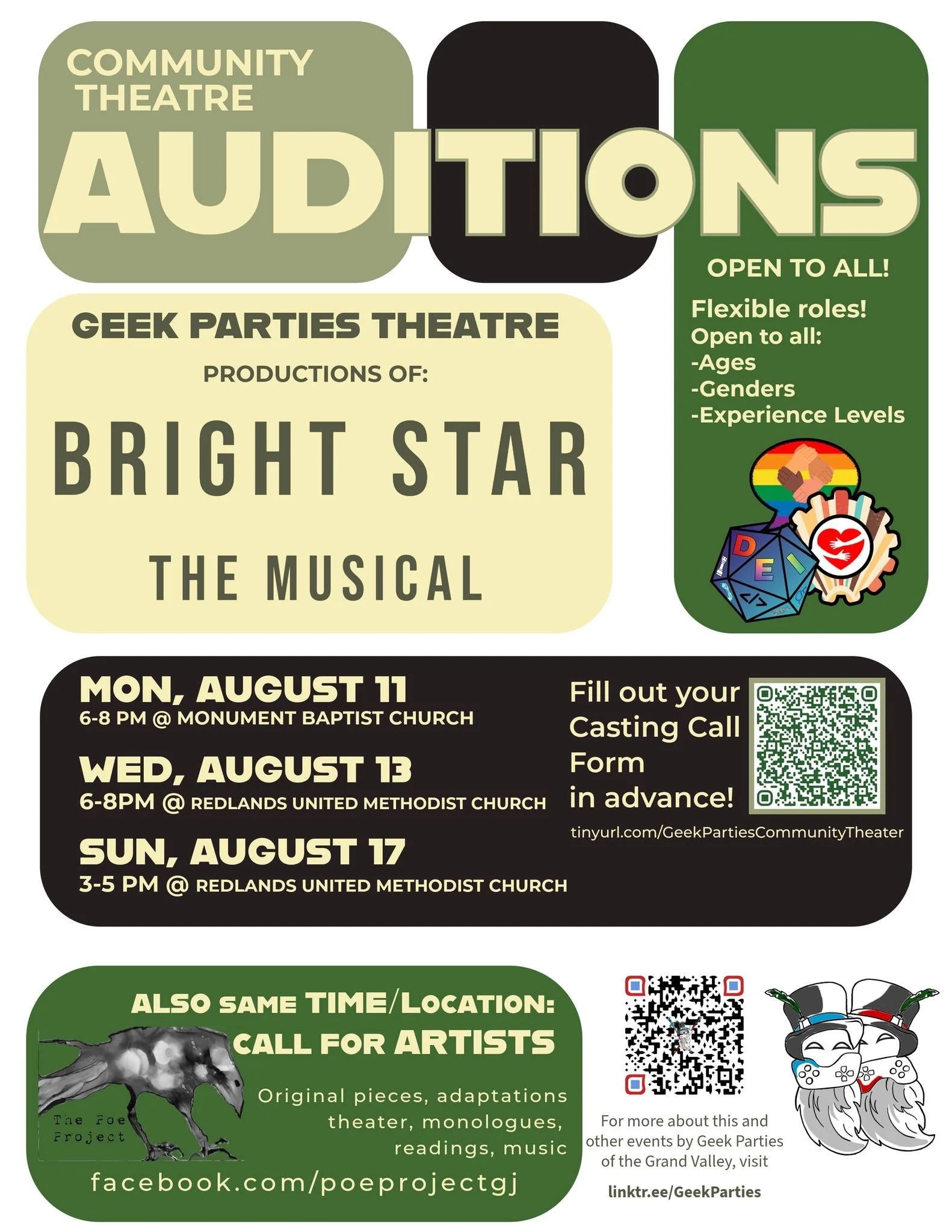 Geeks Fall Auditions