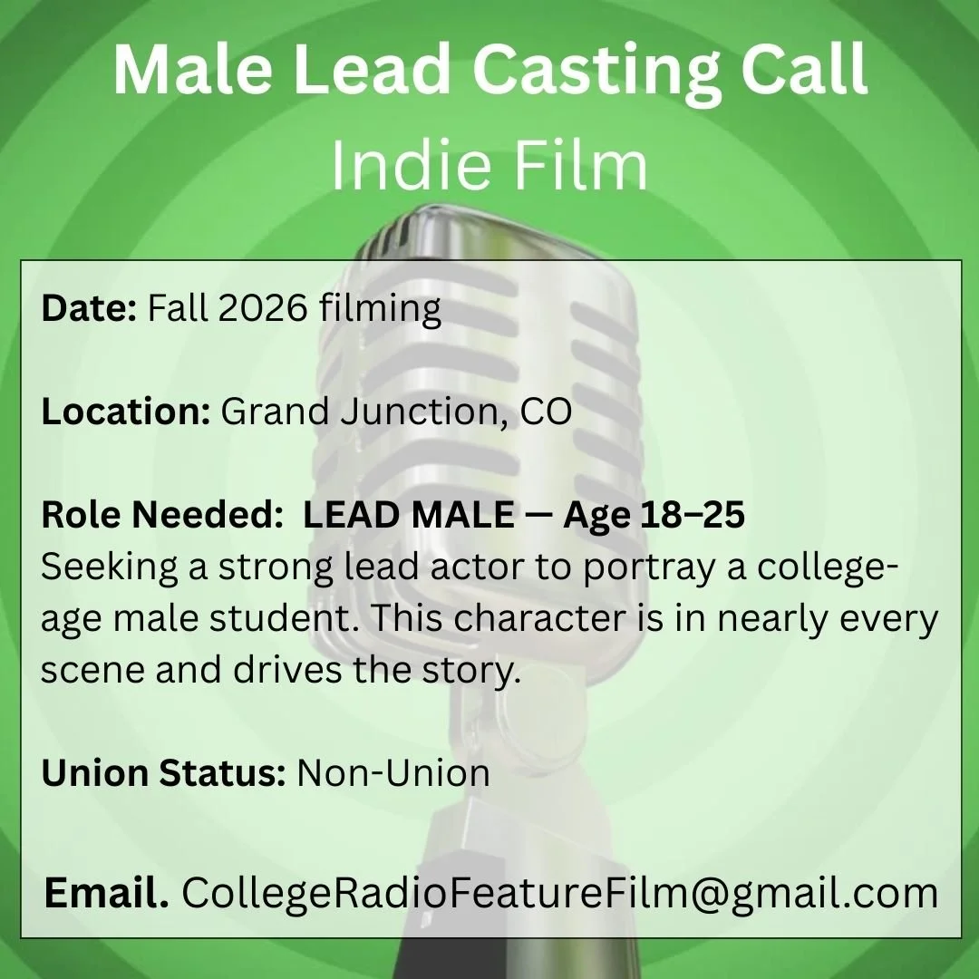 Male Lead Casting Call: Indie Feature Film