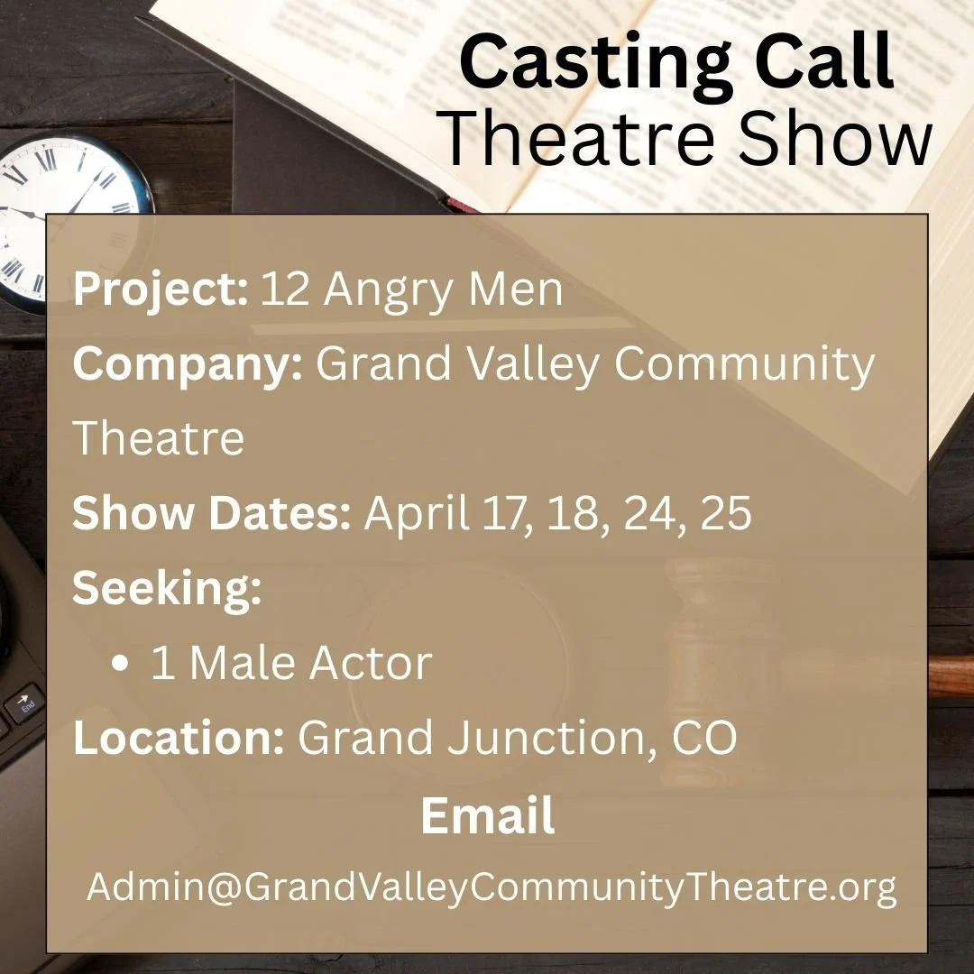 Theatre Casting Call: 12 Angry Men 