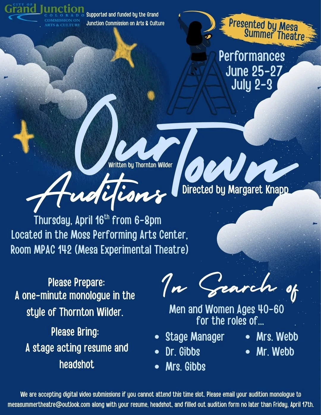 Theatre Audition: Our Town