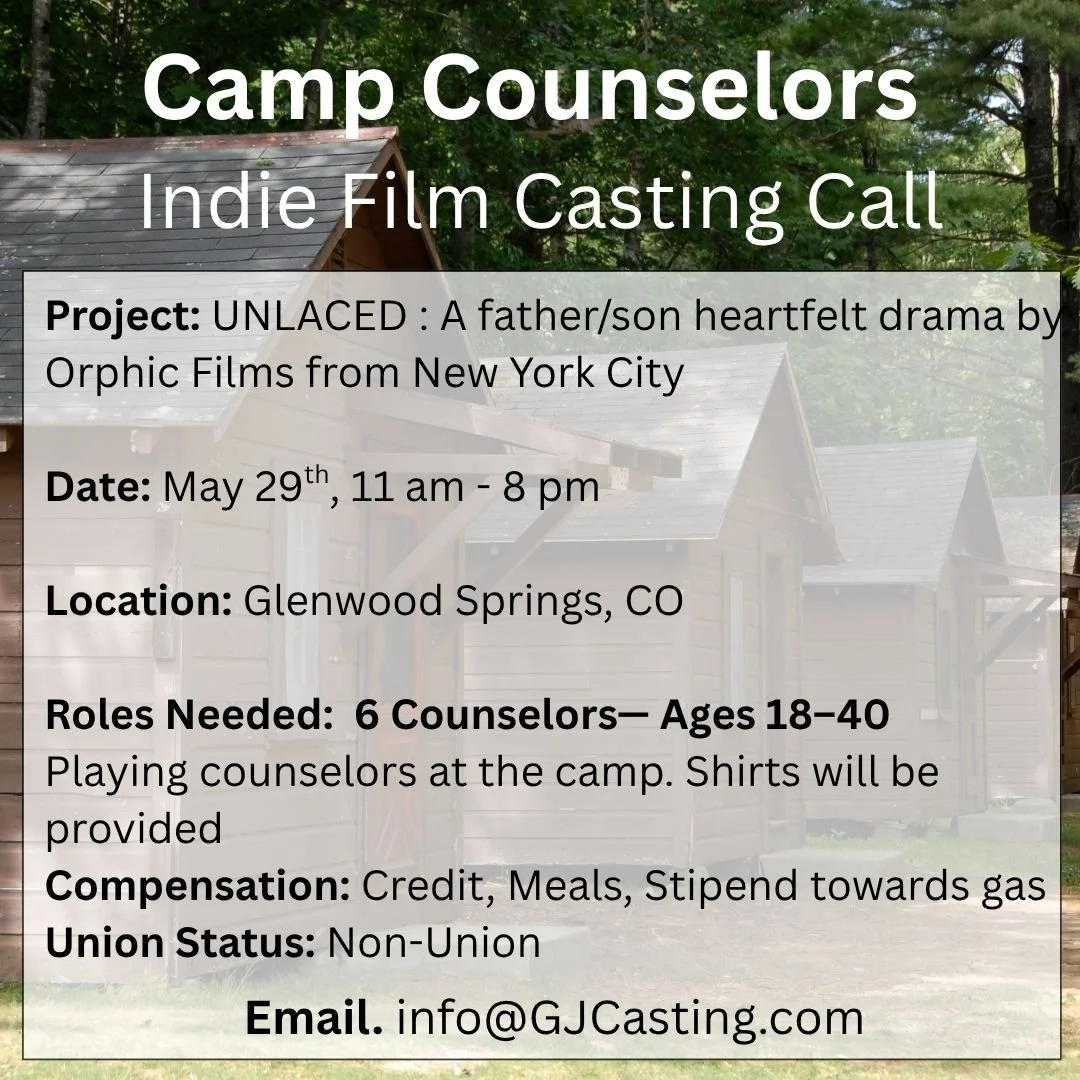 CLOSED/FILLED: Camp Counselor Casting Call - New York Indie Film