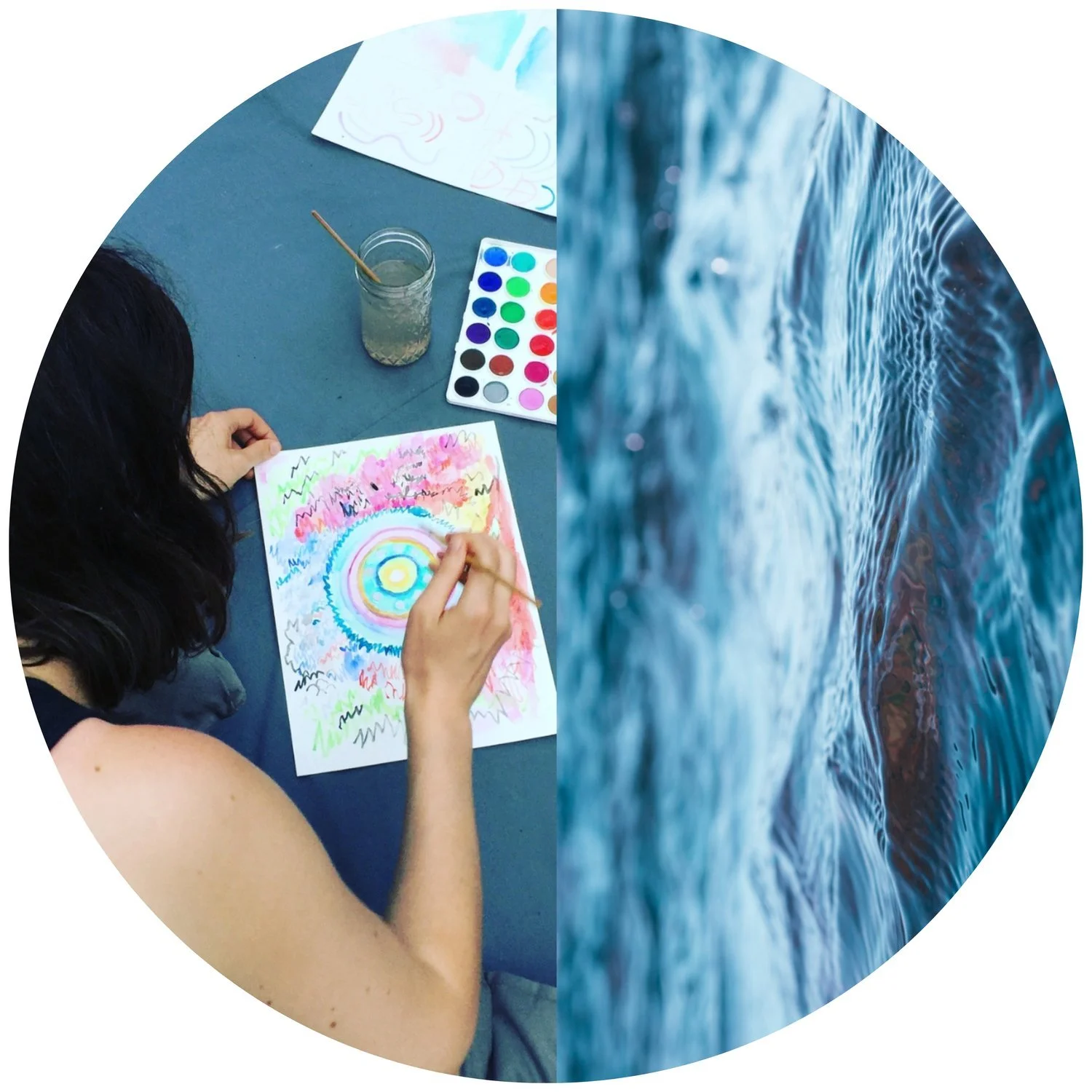 Watercolor Meditation