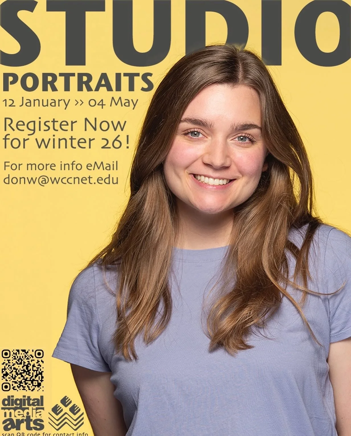 📸✨ Ready to elevate your photography skills this winter? The Studio Portraits Class at @washtenawcc is your chance to dive into professional-quality, accessible education right in our backyard! 🌟

Led by the talented @don_werthmann , this class is 