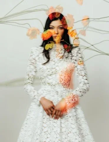 @nearlywedmag is in the studio making magic today and I&rsquo;m realizing I never shared this dreamy editorial from last year. so good!! 

photographed by @michellecuppyphoto 
styled by @beccastyle 
shot at @studiostudioa2 
hair by @lovebeautifulhair