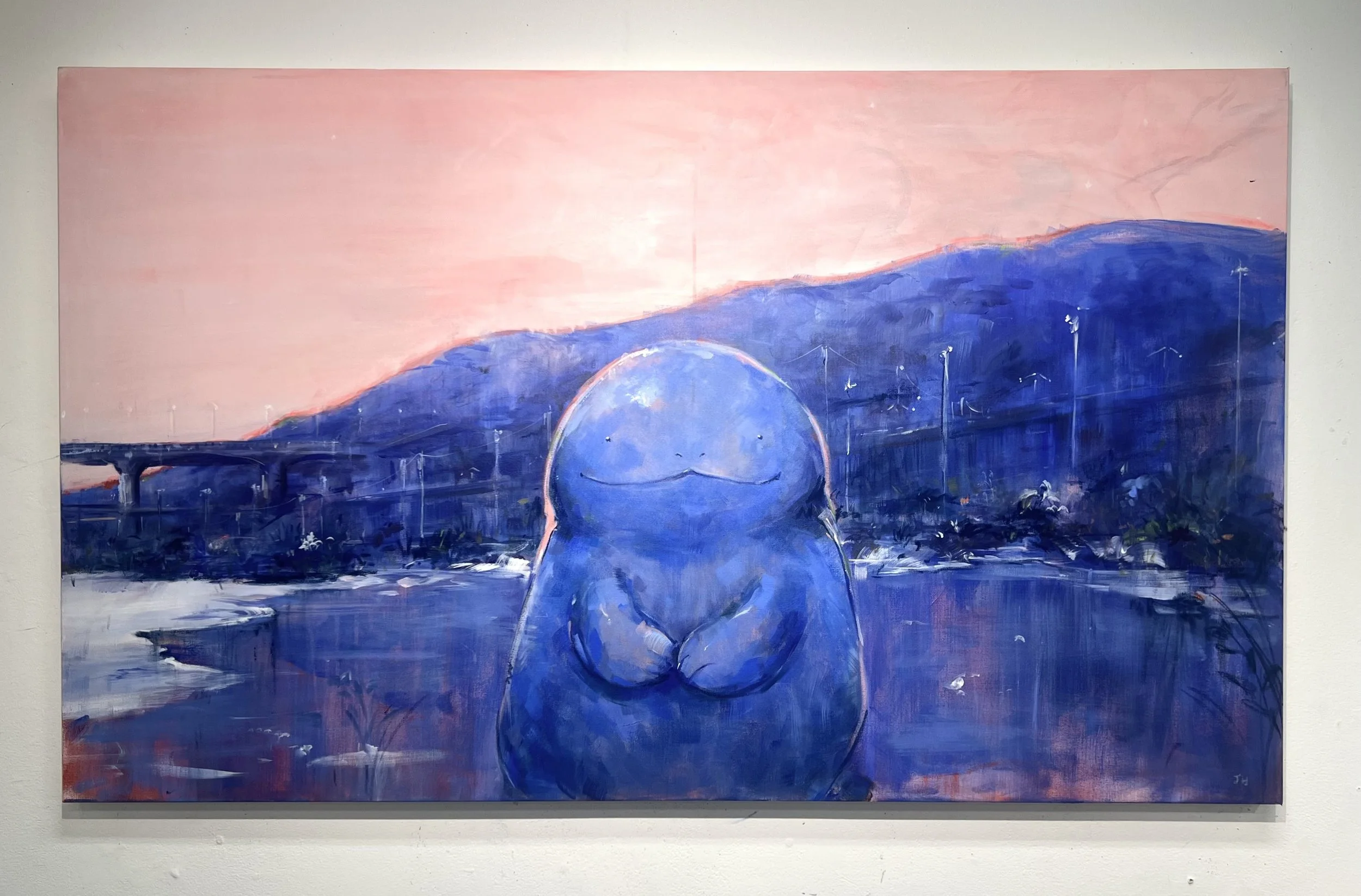 Untitled (2025)
Acrylic on canvas, 72 x 48 in
Revisiting places from childhood, only to find them changed