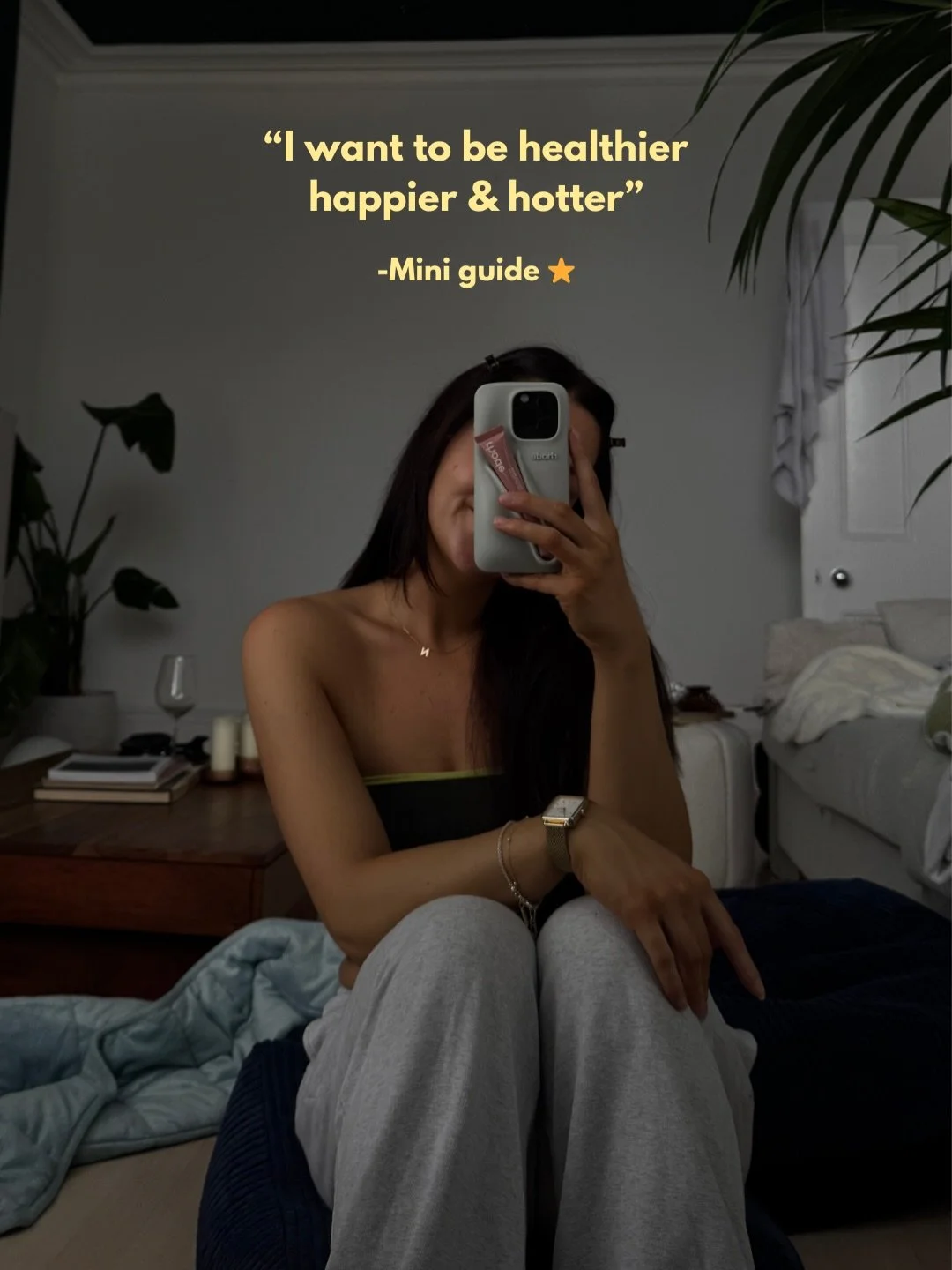 Let&rsquo;s be v intentional about our wellness habits this year hunnies 💭 only doing the ones that ACTUALLY work 🤏🤏