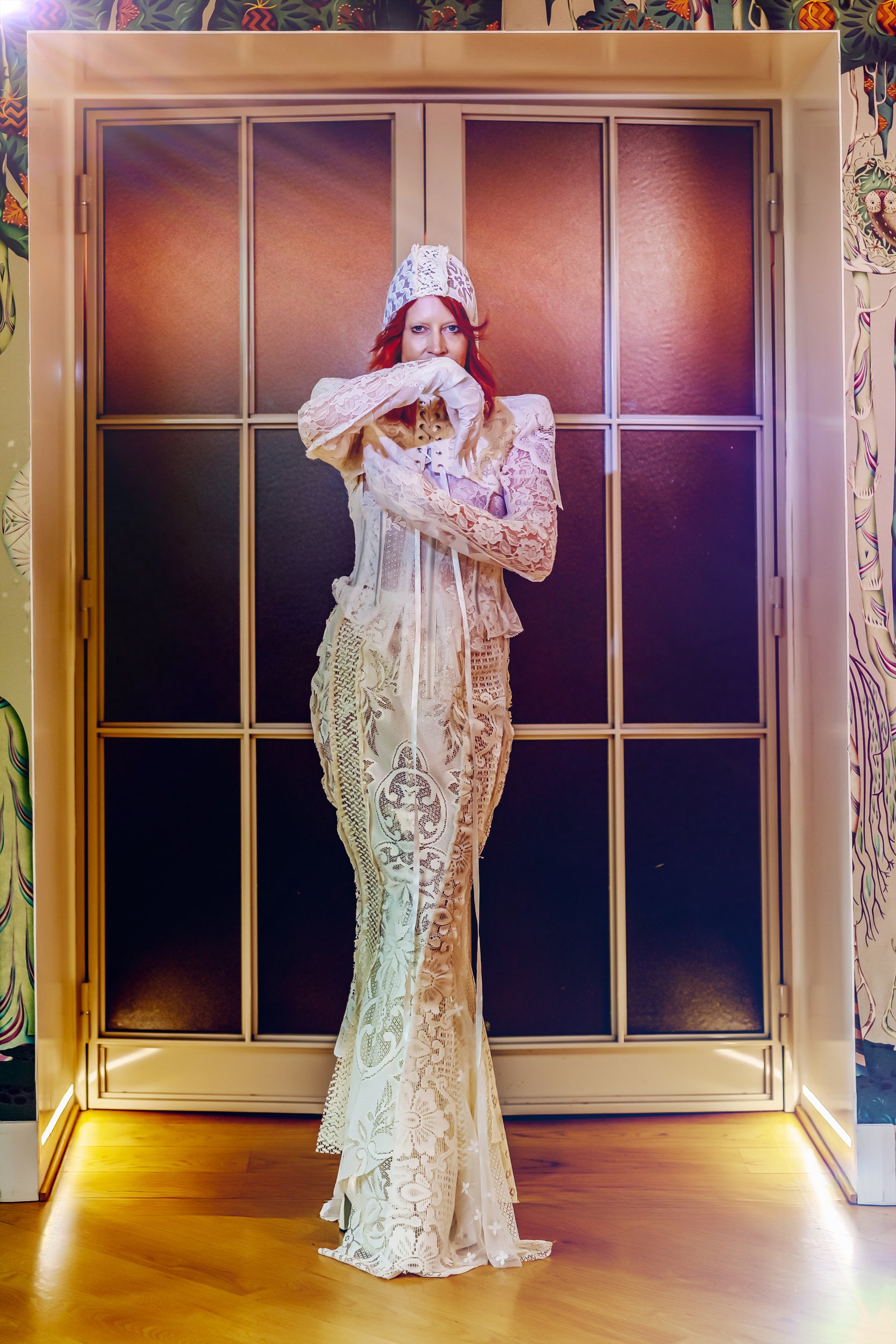 Lace Outfit: Aurora Von Busch |
Boots: Zara