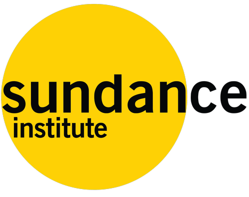 Sundance Institute logo with black text on a yellow circle.