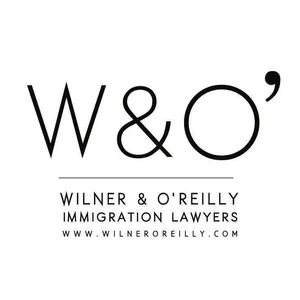 Logo for Wilner & O'Reilly Immigration Lawyers with website URL.