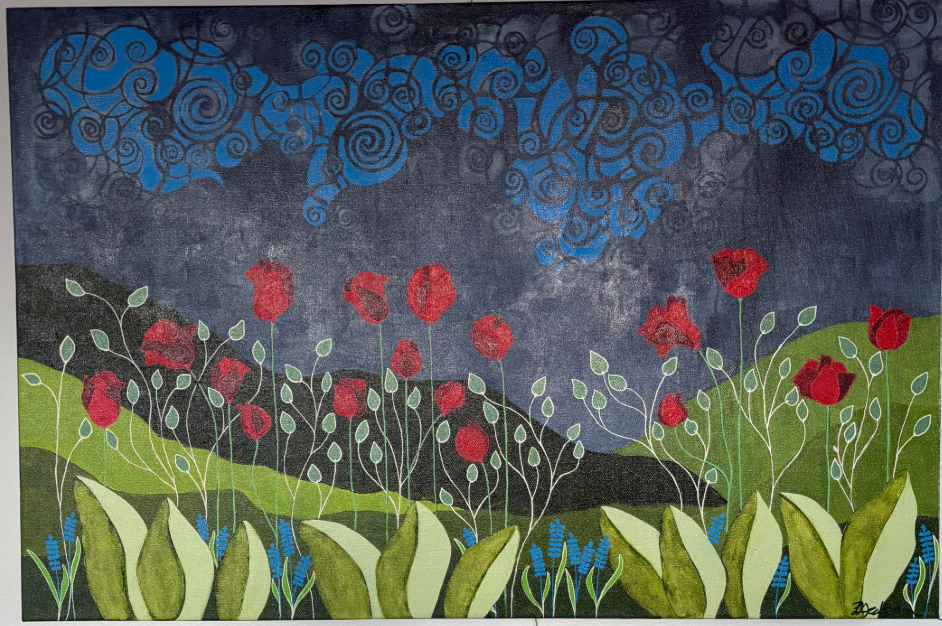 
Lisa Needham - The Convergence of Blooms $1800