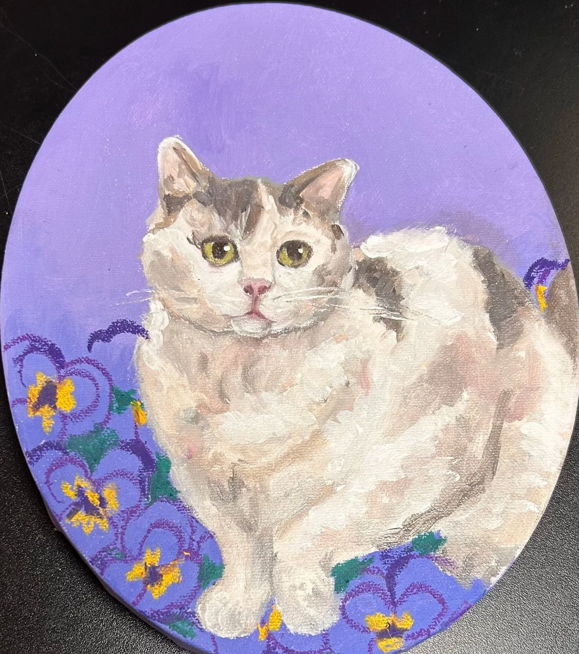 "Ollie" 2025; Commissioned by Abigail VanBuhler