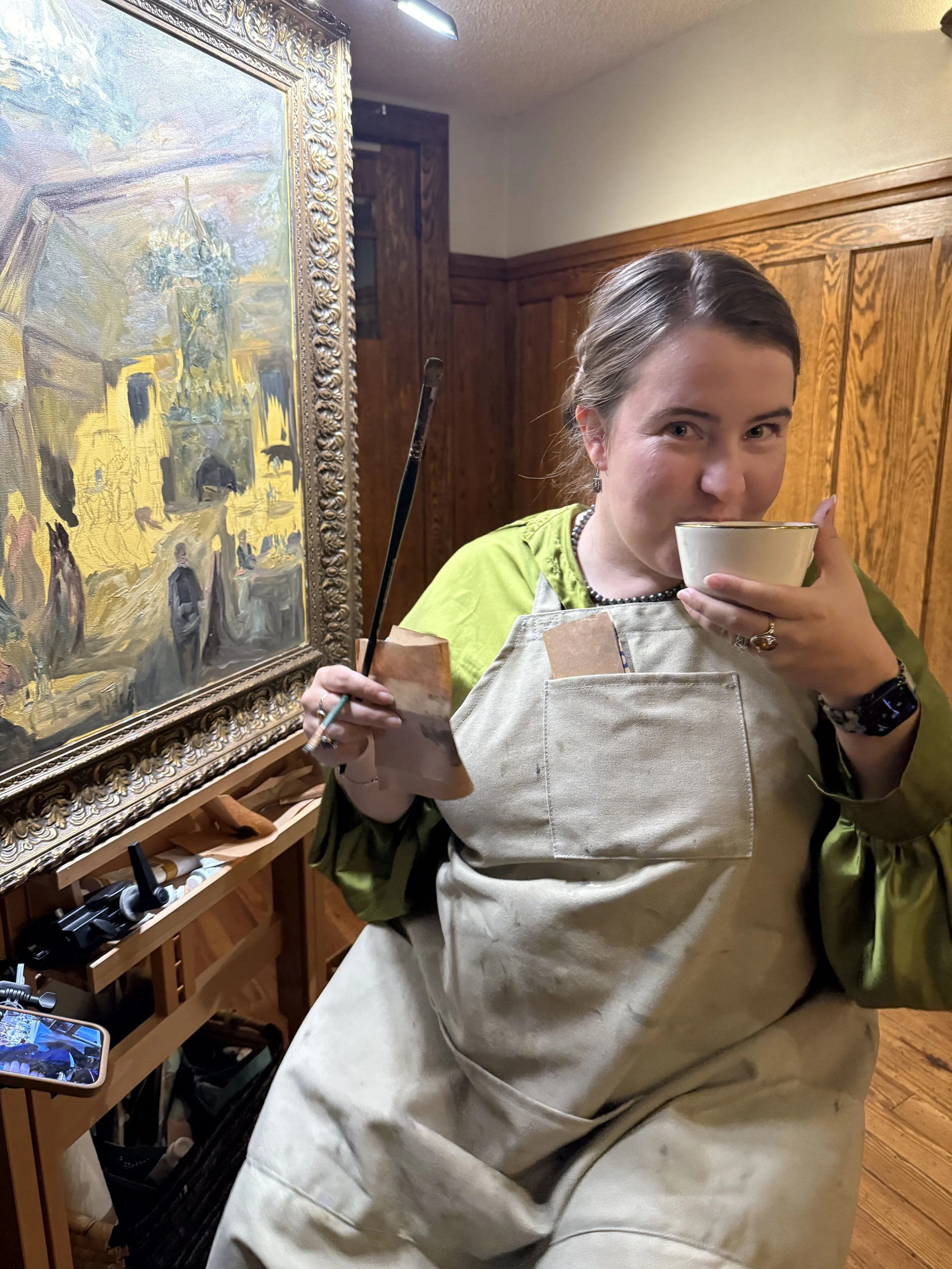 I love a little coffee half way through the evening!