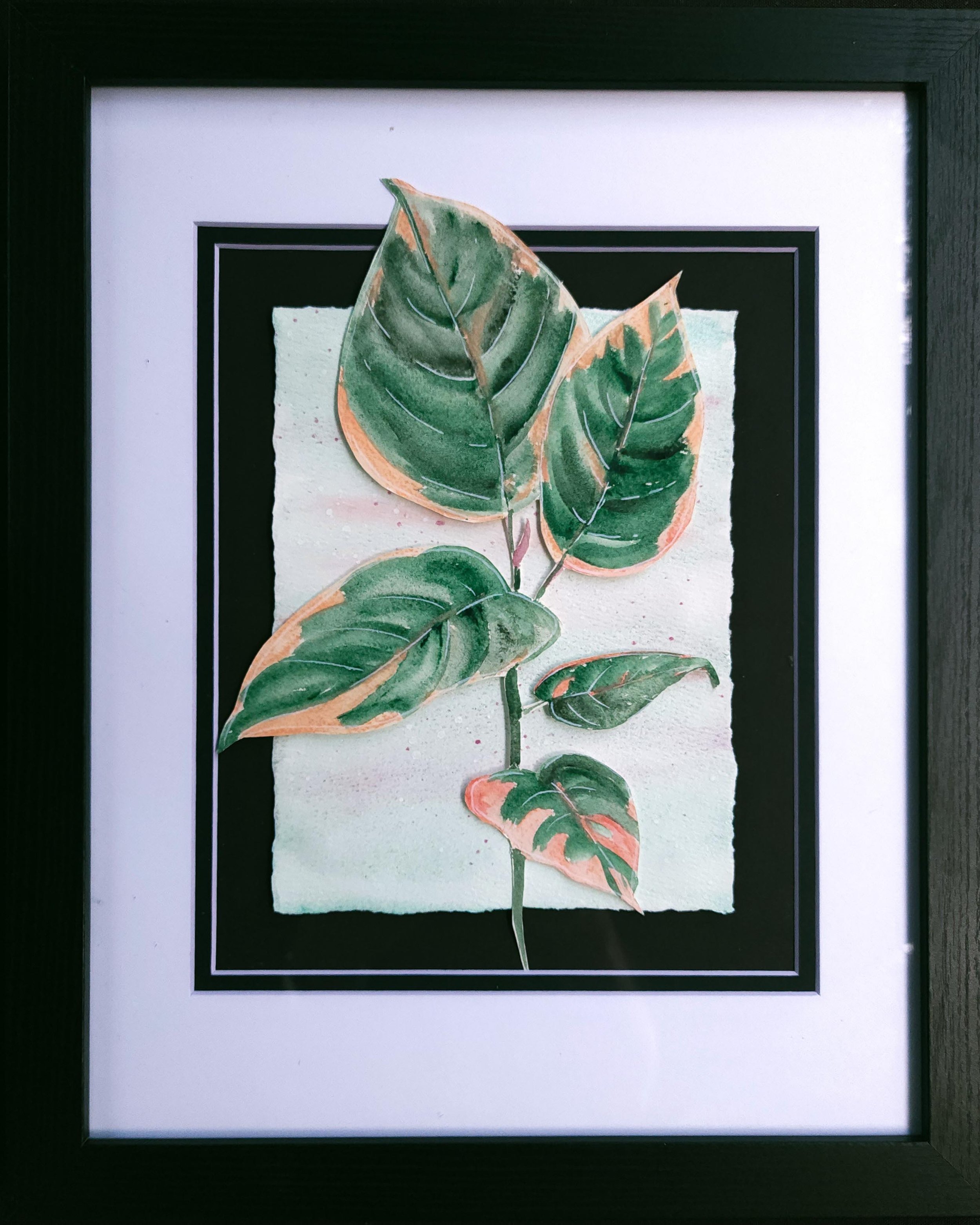 "Pink Princess" - 8X10 art, matted in 11x17 frame, $175
