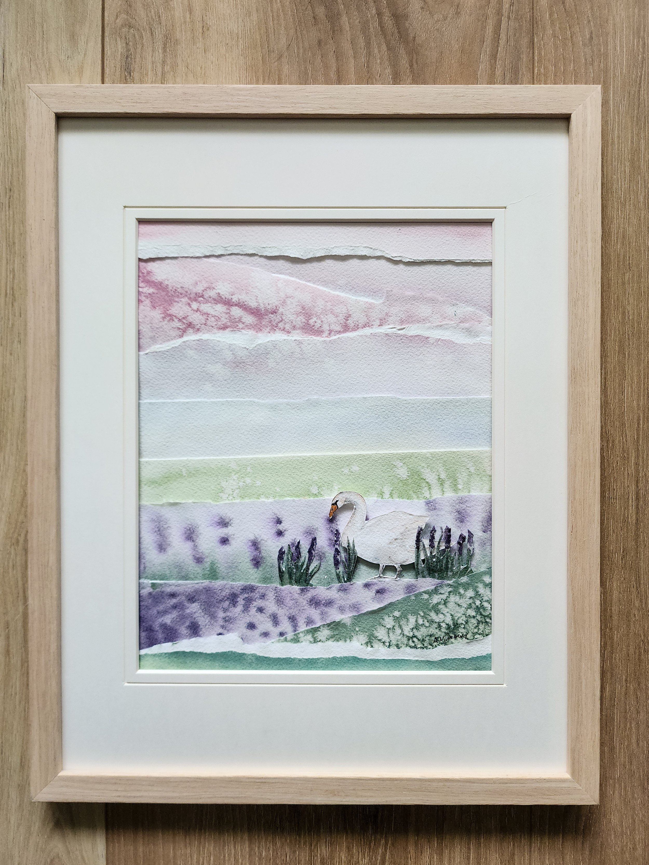 "And Still, I Go" - - 8x10 art, matted in 11x14 frame, $185