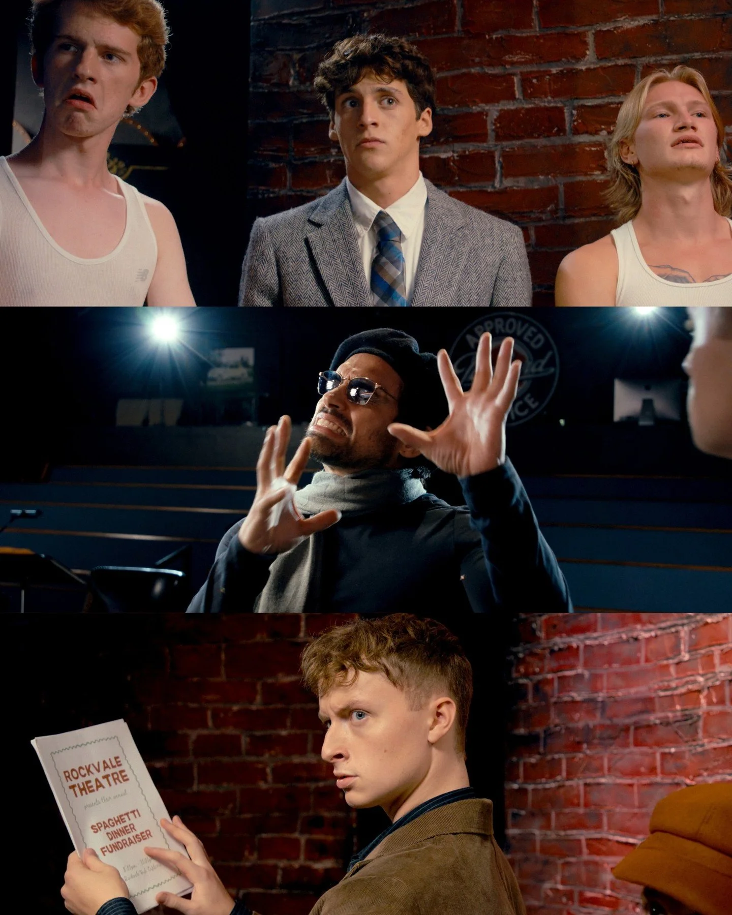 Meet Seth Paloni, Director Danny, and Brock... Paper... Sizzers!

Pre-Sale begins TODAY at 1pm CT. Ticket Link goes public at 2:30pm CT.

Get yours before they sell out!

#robberyattherockvaletheatre 
#rockvalemovie 
#323films