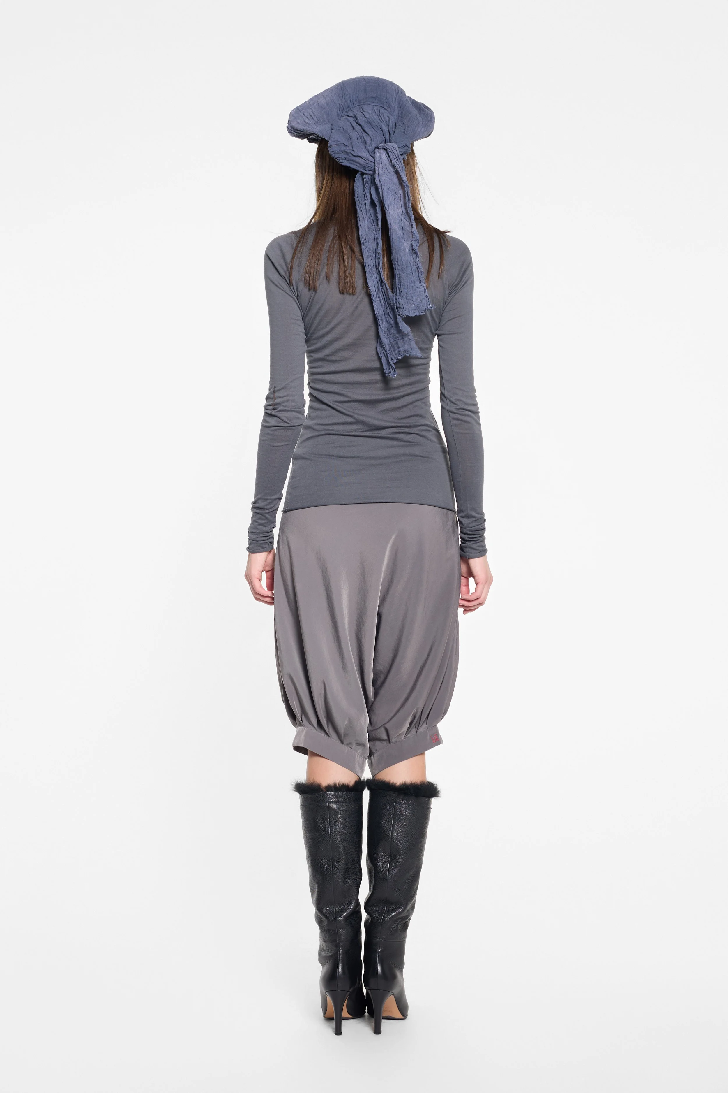 Back view of Kristensen du Nord grey long sleeve top