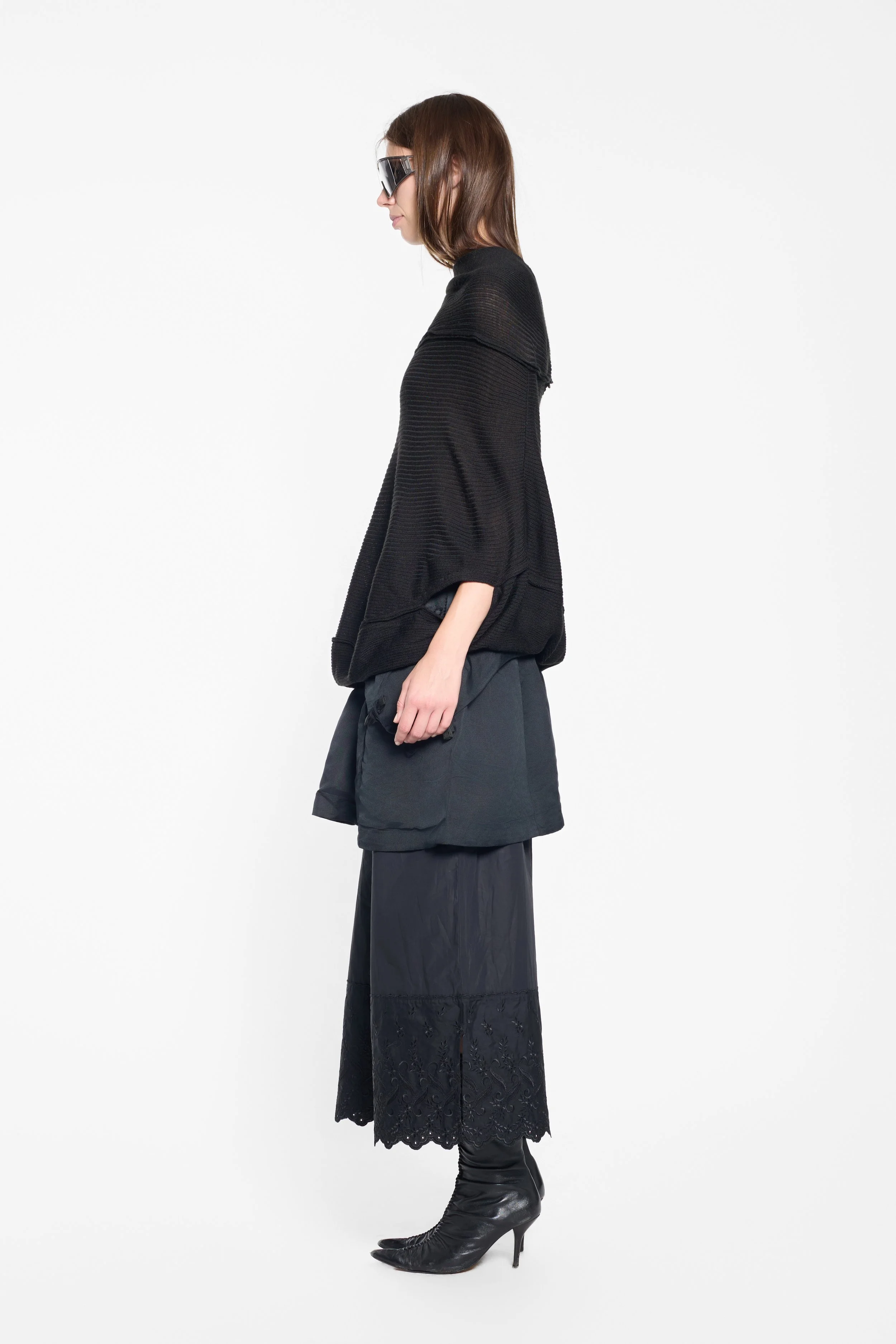 Junya Watanabe AD2017 cocoon knit, side view