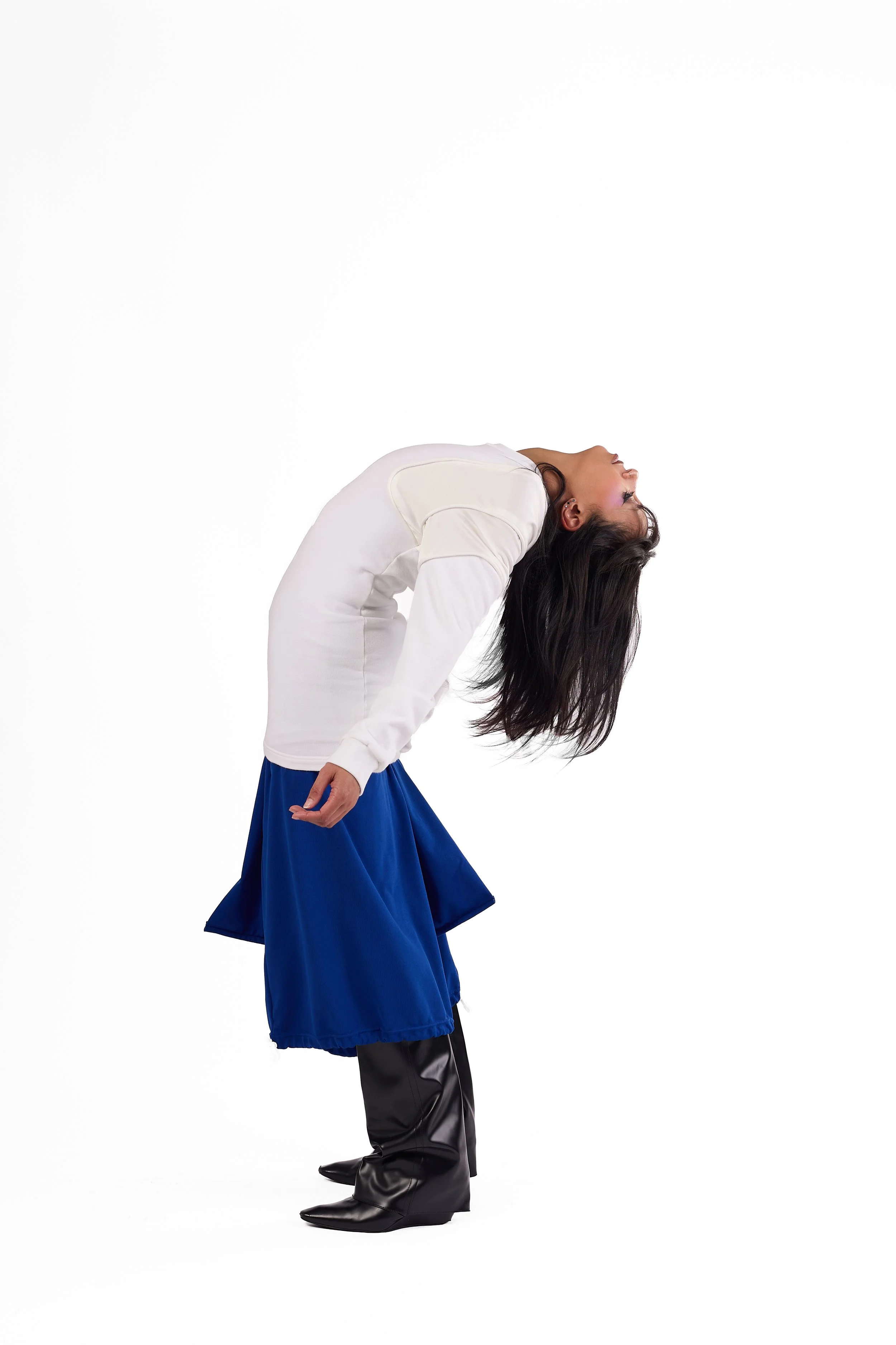 RTA white sweatshirt dress