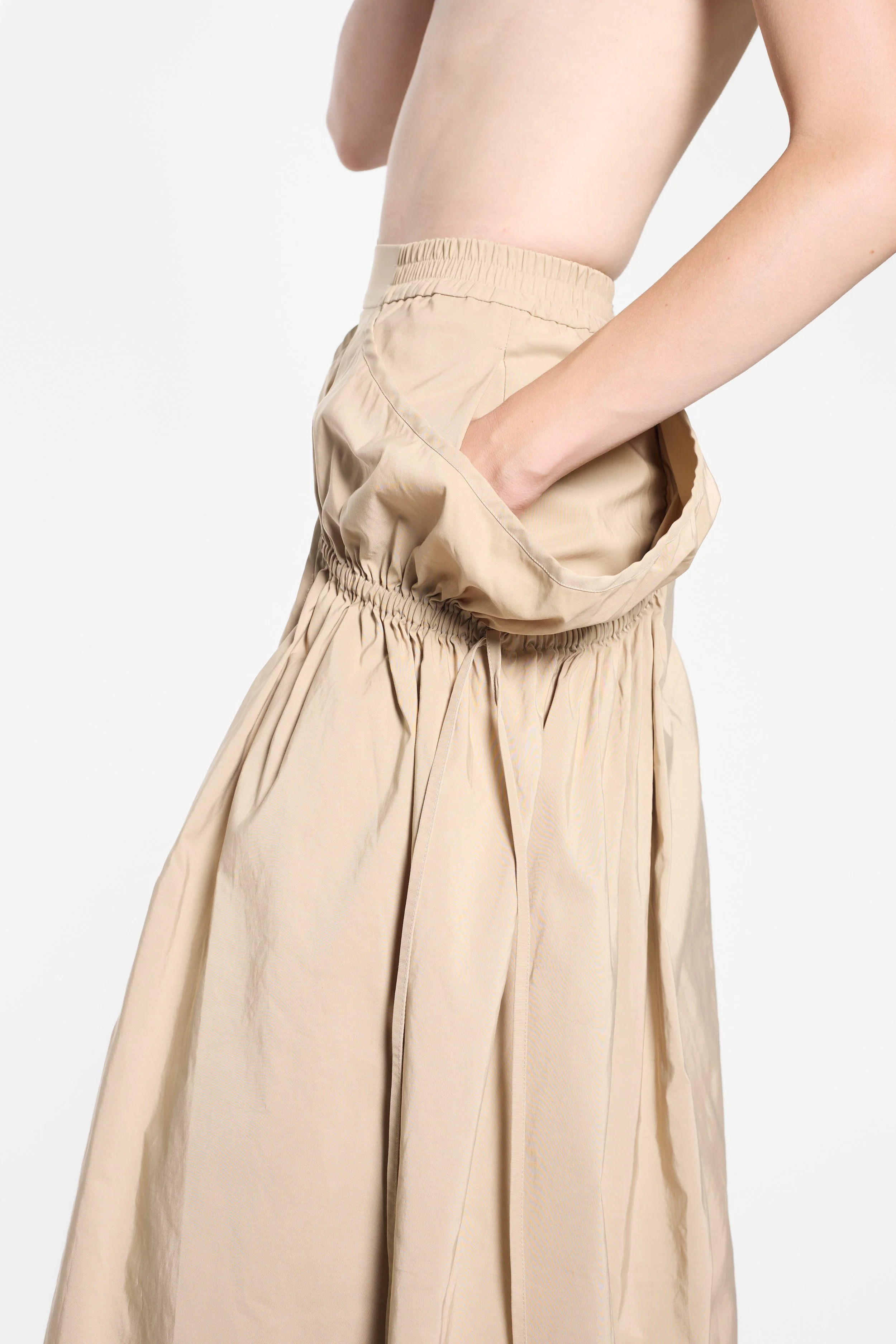 UN3D Sculptural Gathered Skirt